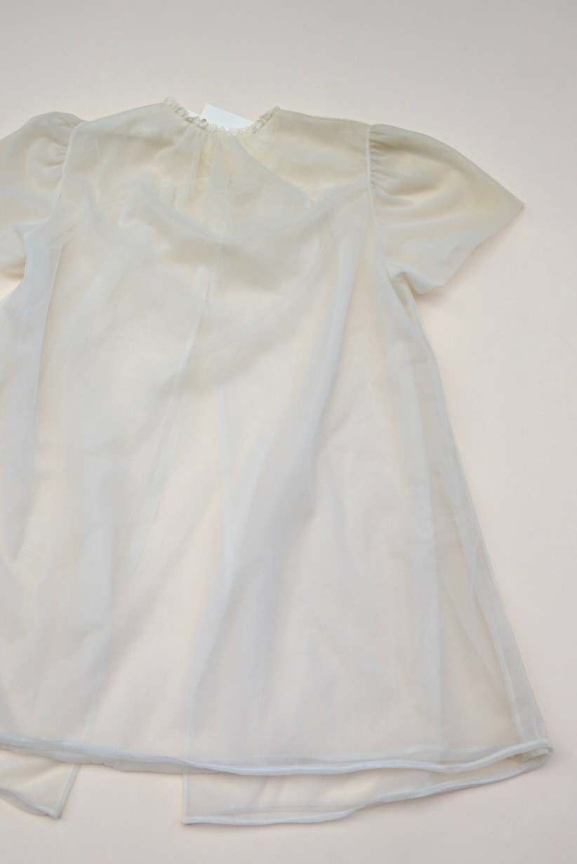 VTG 50’s Vanity Fair Babydoll Peignoir Nightgown Sheer Lace Nylon – Size 32