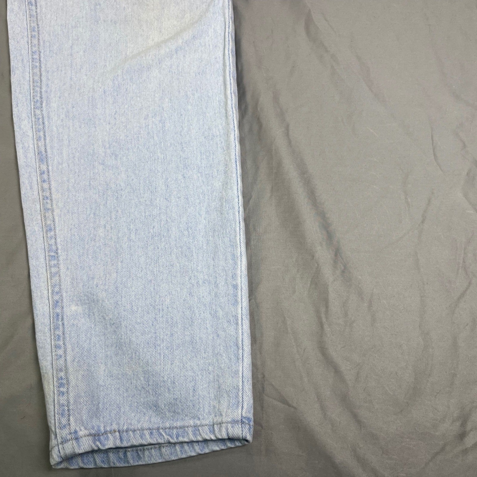Vintage Lee High Waisted Mom Jeans Light Wash Elastic Waist Tapered Leg 29×32