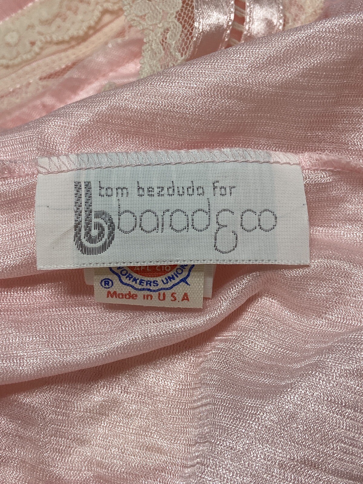 Tom Bezduda For Barad & Co Long Pink Nightgown (Small) Lingerie With Robe (Med)