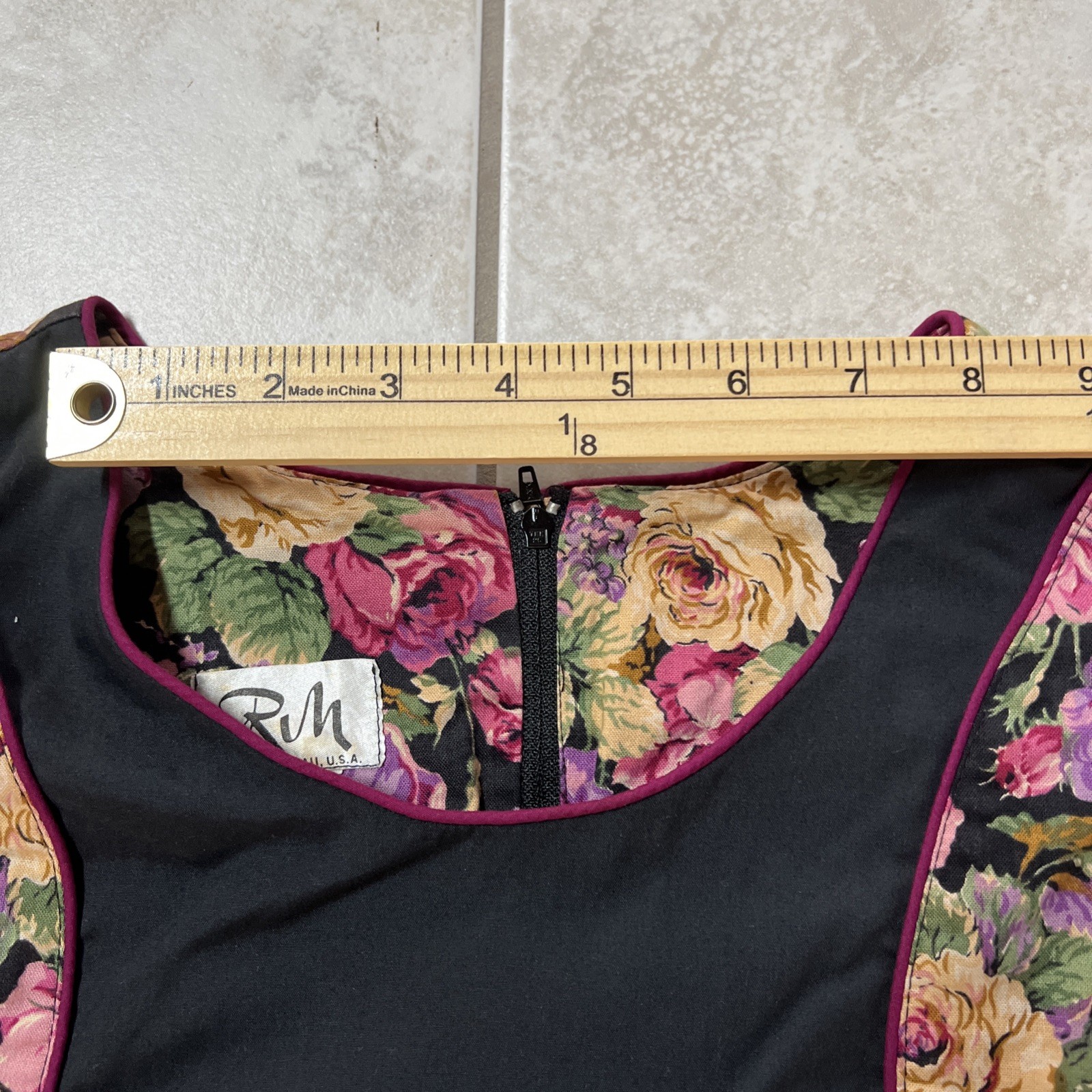 Vintage Hawaiian Dress Medium Set Of 2 Floral Colorful Long