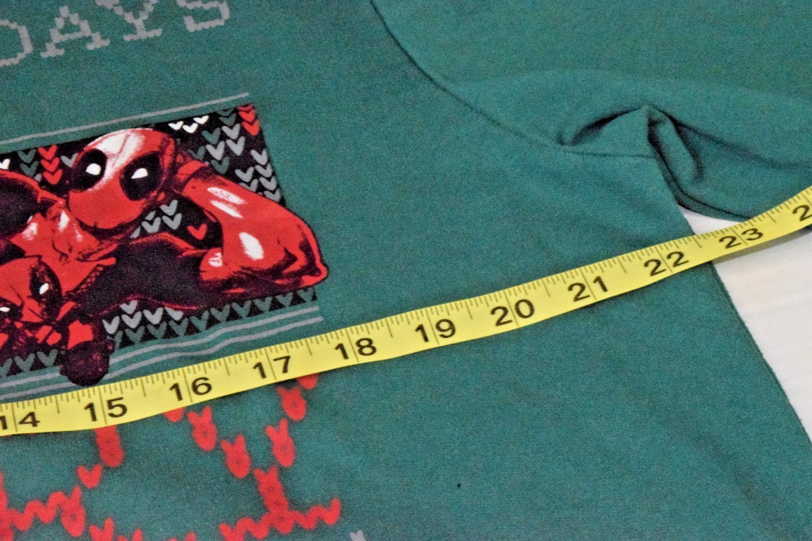 Vintage Sweatshirt Deadpool Merry Chimichanga Size L Y2K Mad Engine Marvel