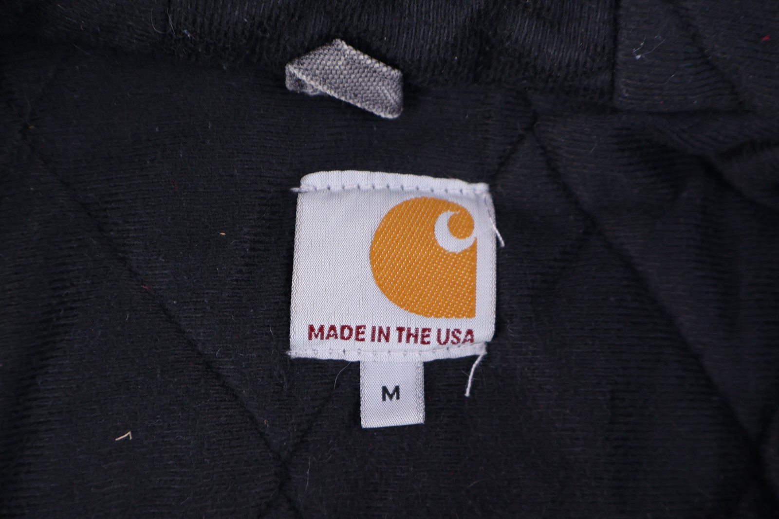 Carhartt Logo Patch Grey Full Zip Jacket
