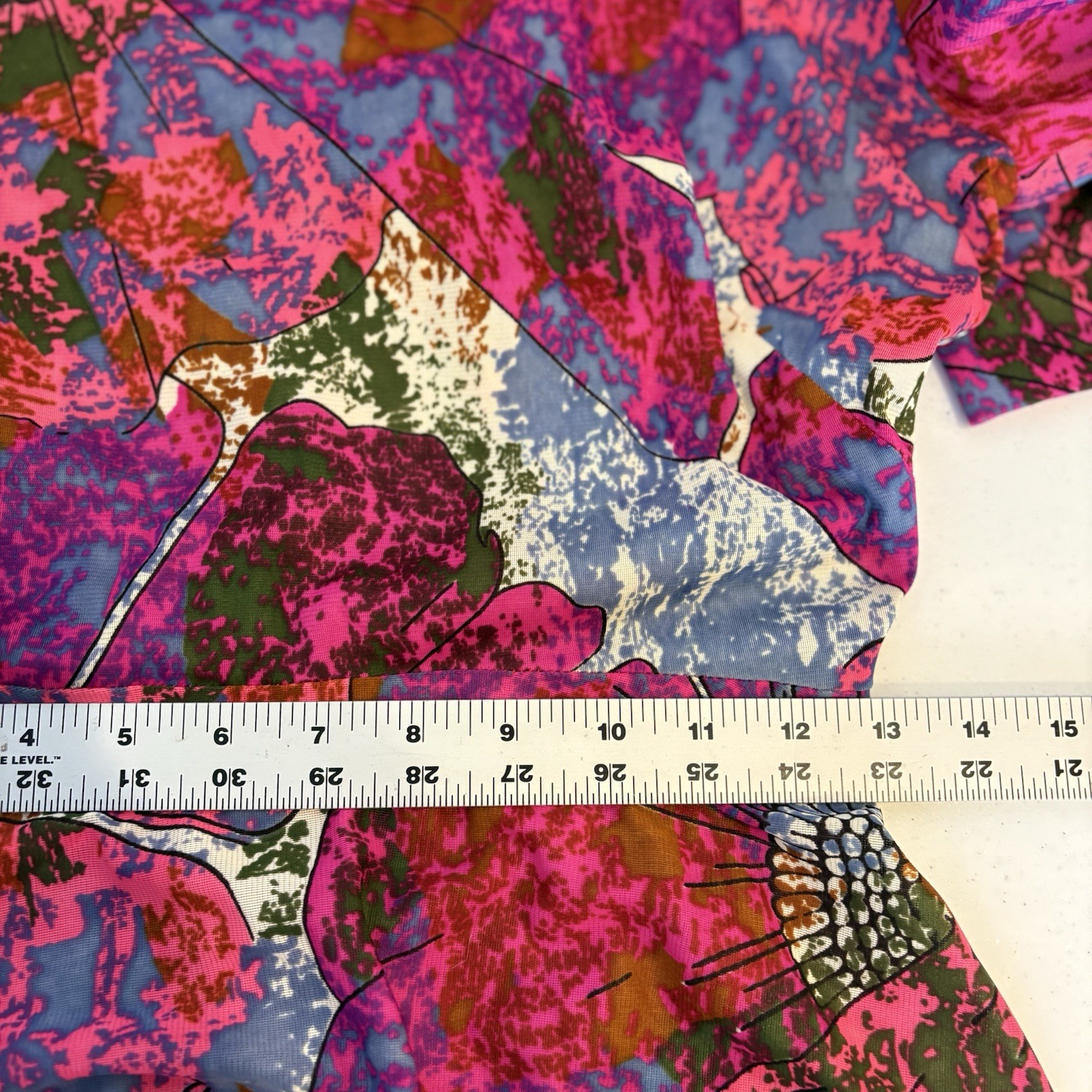 Rare Elegant Miss of California Dress Size 10 Mrs. Roper Colorful Floral 60s