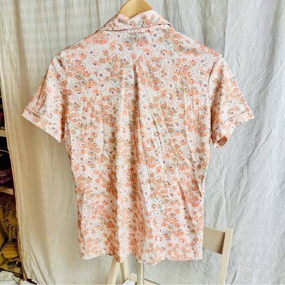 Vintage 70s Cape Cod Match Mates Button Up Top Size Medium