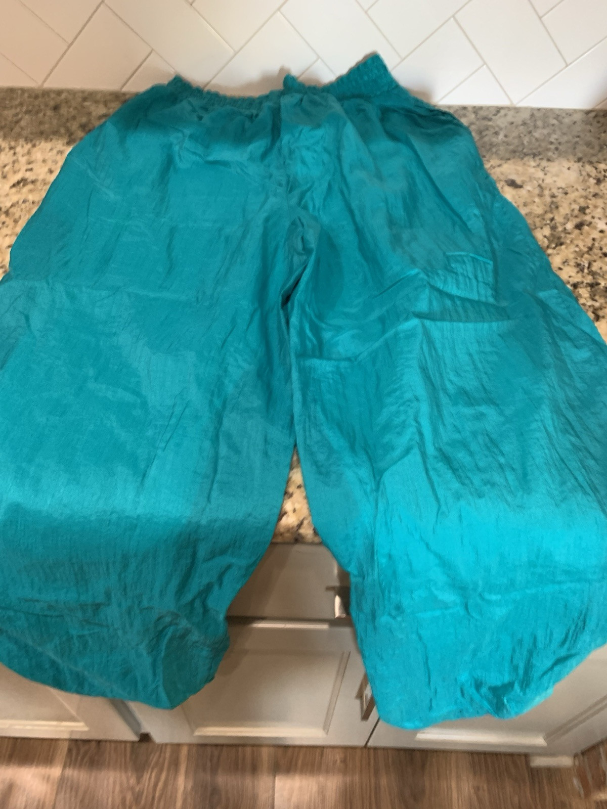 VTG LAURA KATHERINE Womens Adult Green/tealish Track Suit Jacket Pants M