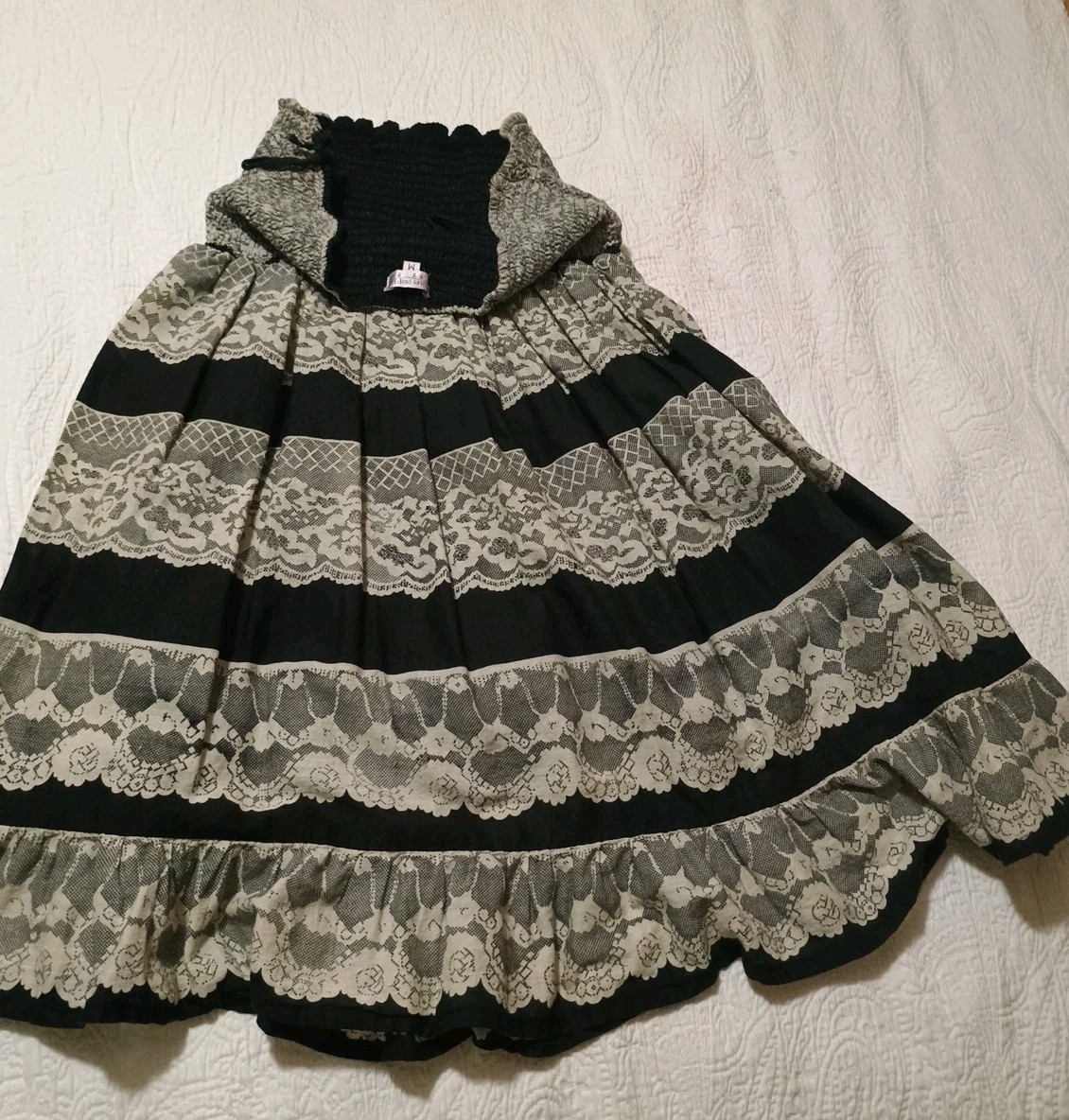 Vintage Tube Top Dress/Or Skirt. By Funky People Brand. Boho. Hippie Size Med.