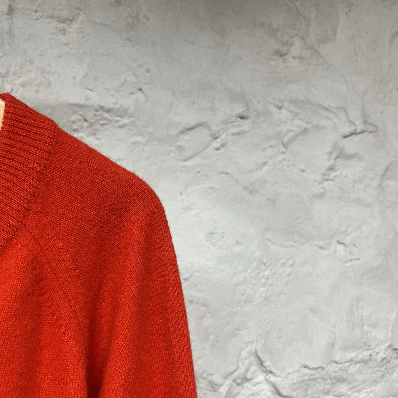 Dalton 100% Cashmere Cardigan Sweater Grandpa Hipster Red True Vintage 1960s