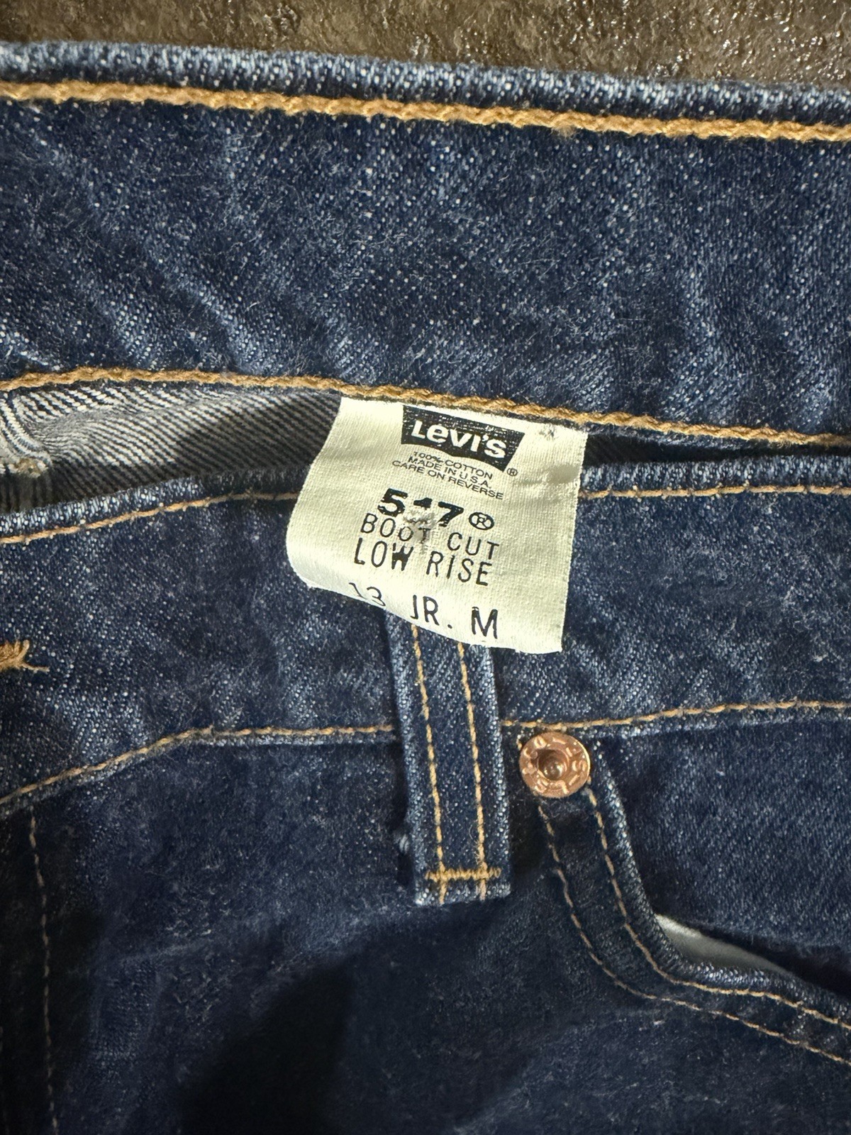 Vintage 90s Levi’s 517 Flare Bolt Cut Carolyn Bessette Style Size 32/31