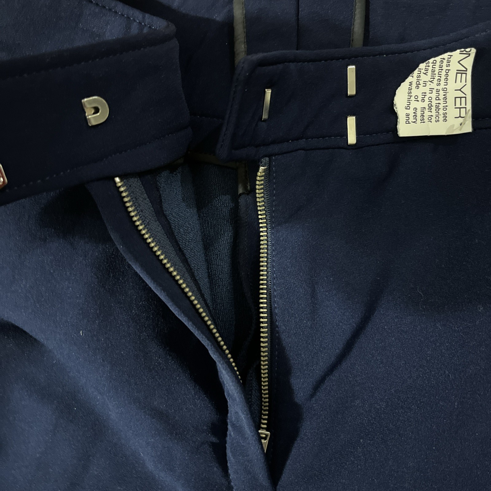 Vintage OBERMEYER RN 37037 COURTNEY LADIES 12R Lined snow pants Blue NWT