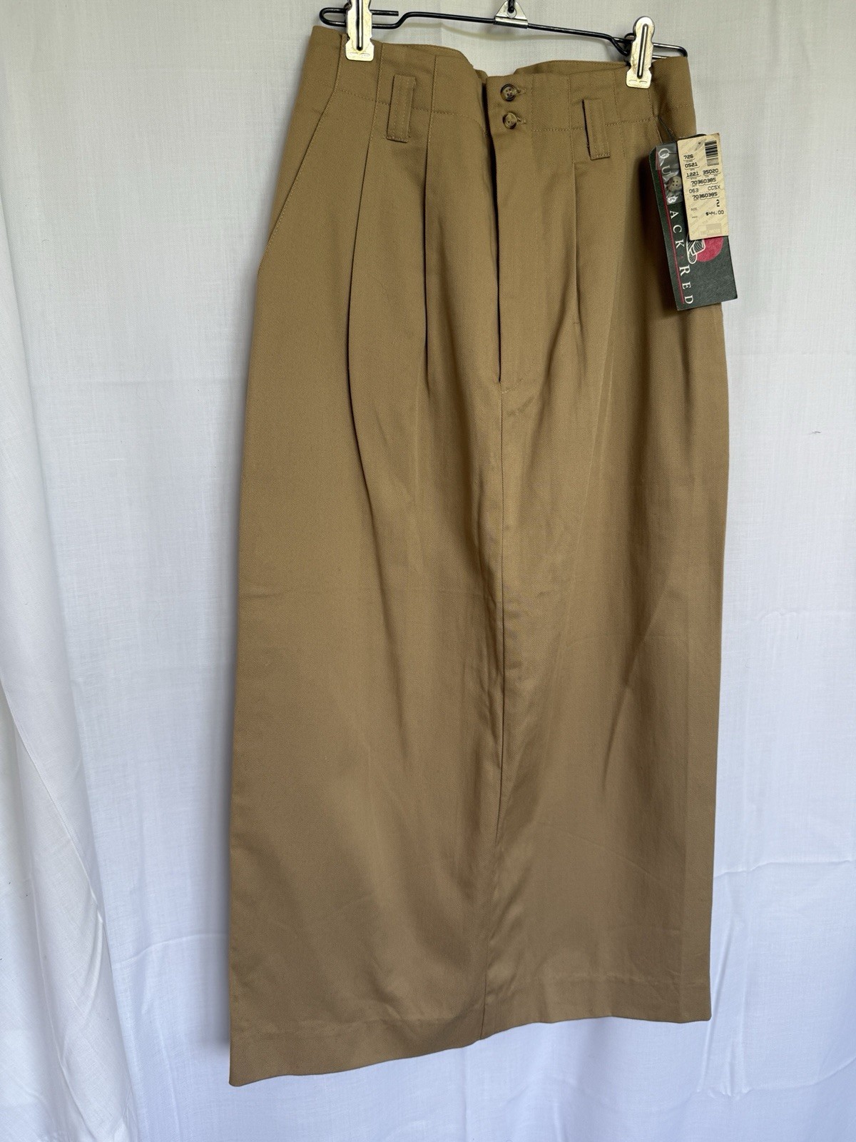 Vintage Ladies Outback Red Pencil Skirt Size 2