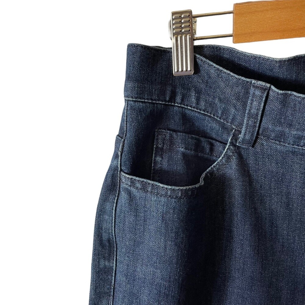 Soft Surroundings Dark Wash Straight Leg Jeans Size 8P