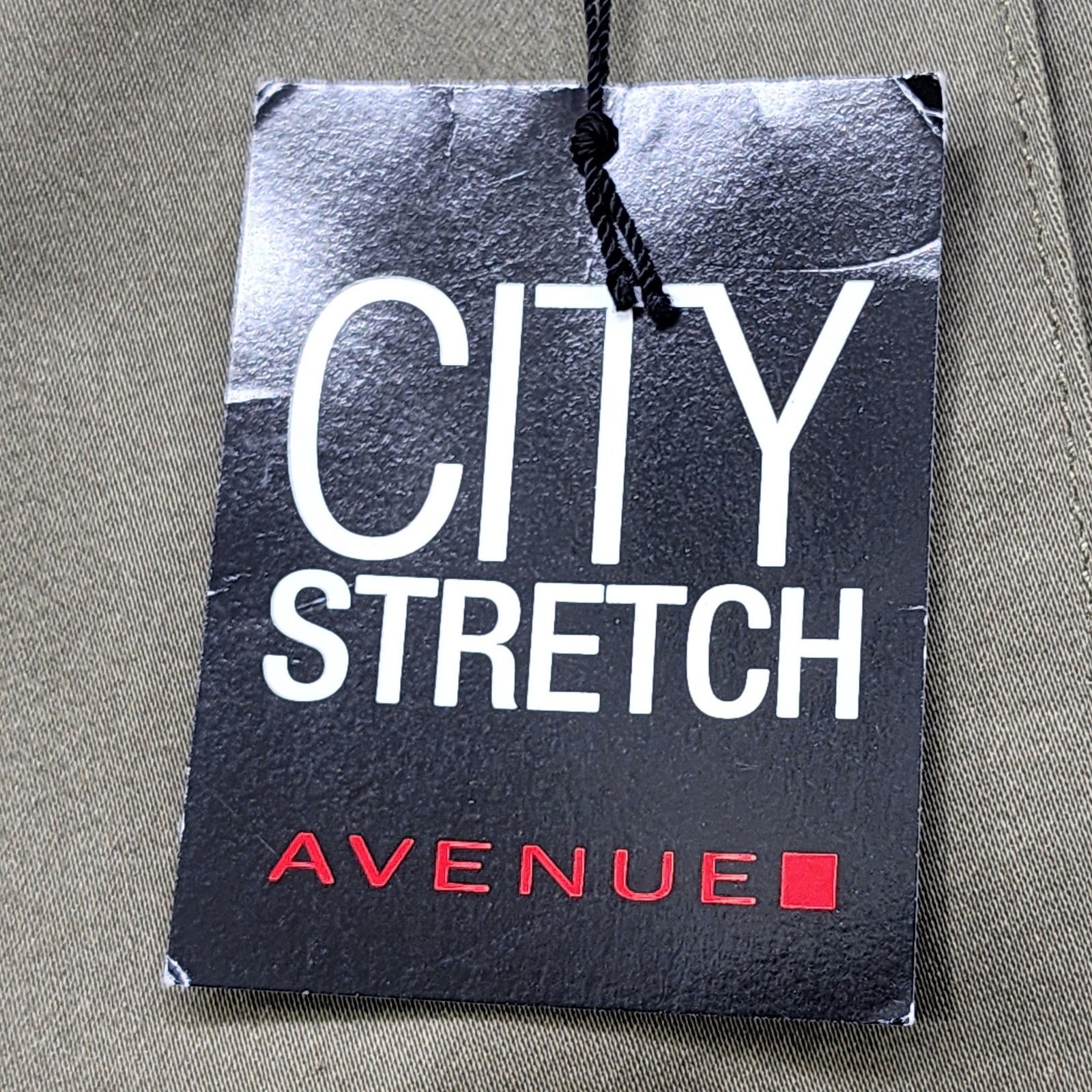 NEW Vintage Avenue Pants Womens 28 Brown City Stretch High Rise Wide Leg Office