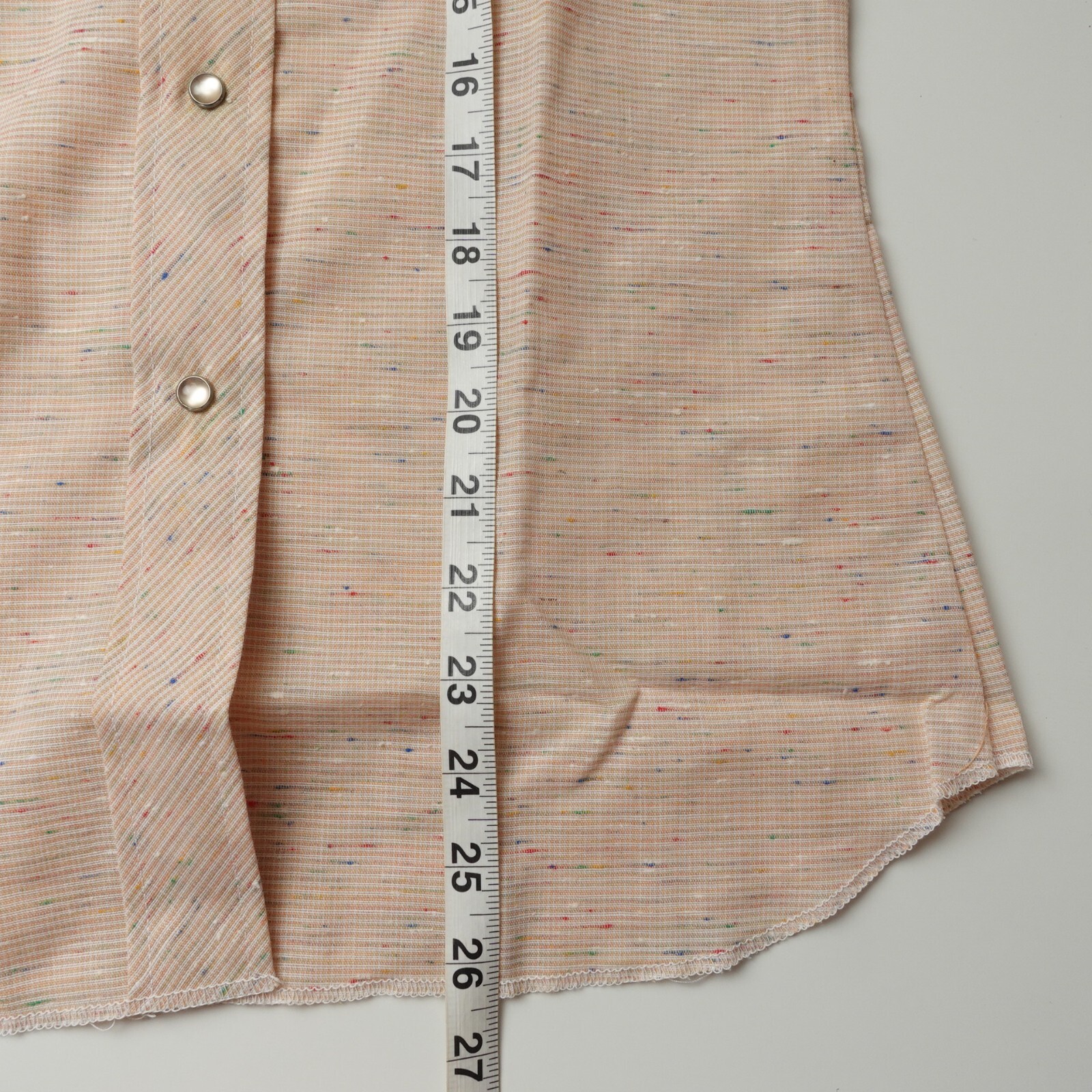 Vintage Tem Tex Cowgirl Western Shirt Size Medium Womens Pearl Snap Made in USA
