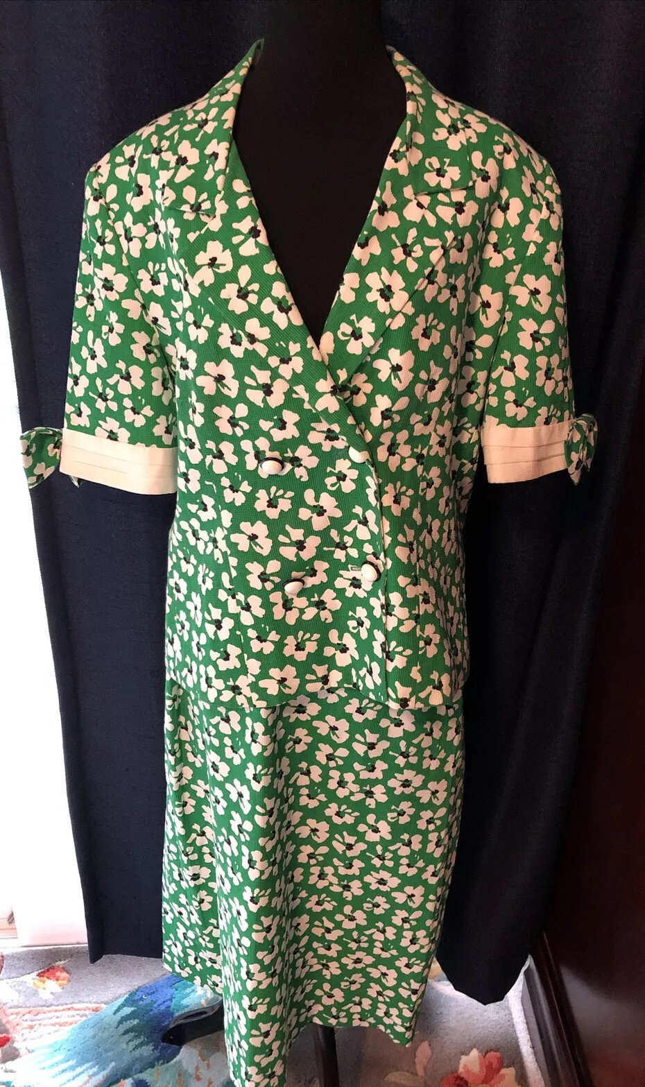 Vintage Carelle Skirt Top Made In The USA