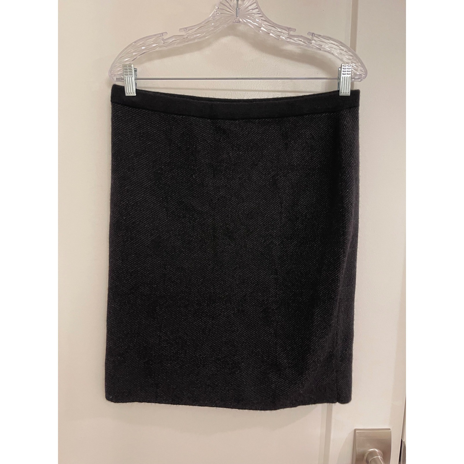 Eileen Fisher Wool Blend Mini Skirt Classic Businesswear Chic Modern Minimalist
