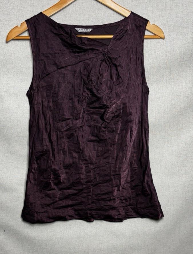 Vintage Clothe by Muriel Dombret 2 Piece Skirt Set 8 Plum Y2K Formal