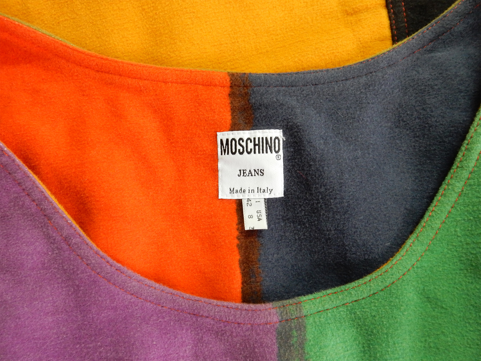 MOSCHINO JEANS VINTAGE DRESS DRESS COTTON
