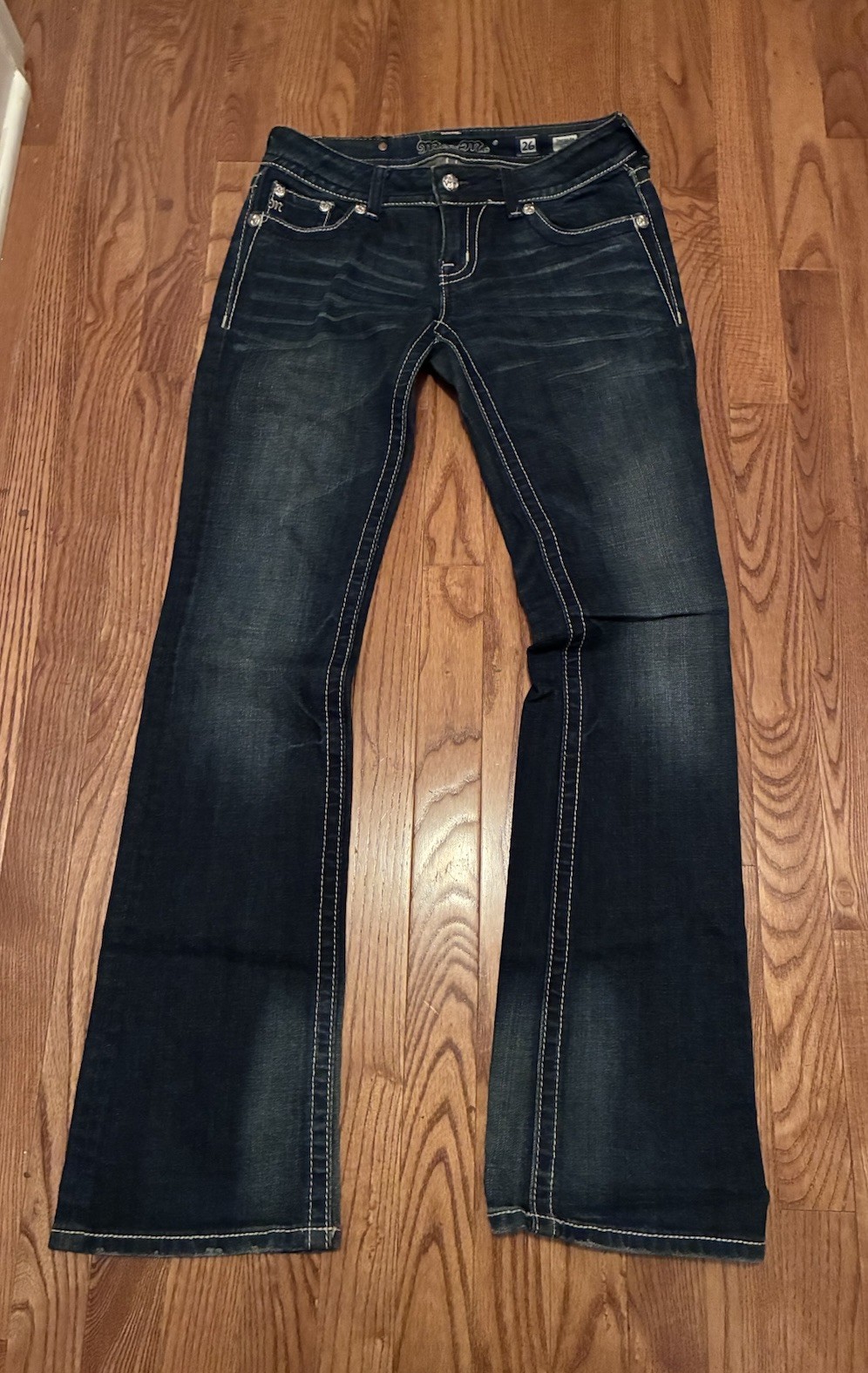 Vintage Miss Me Denim Jeans 26 Y2k