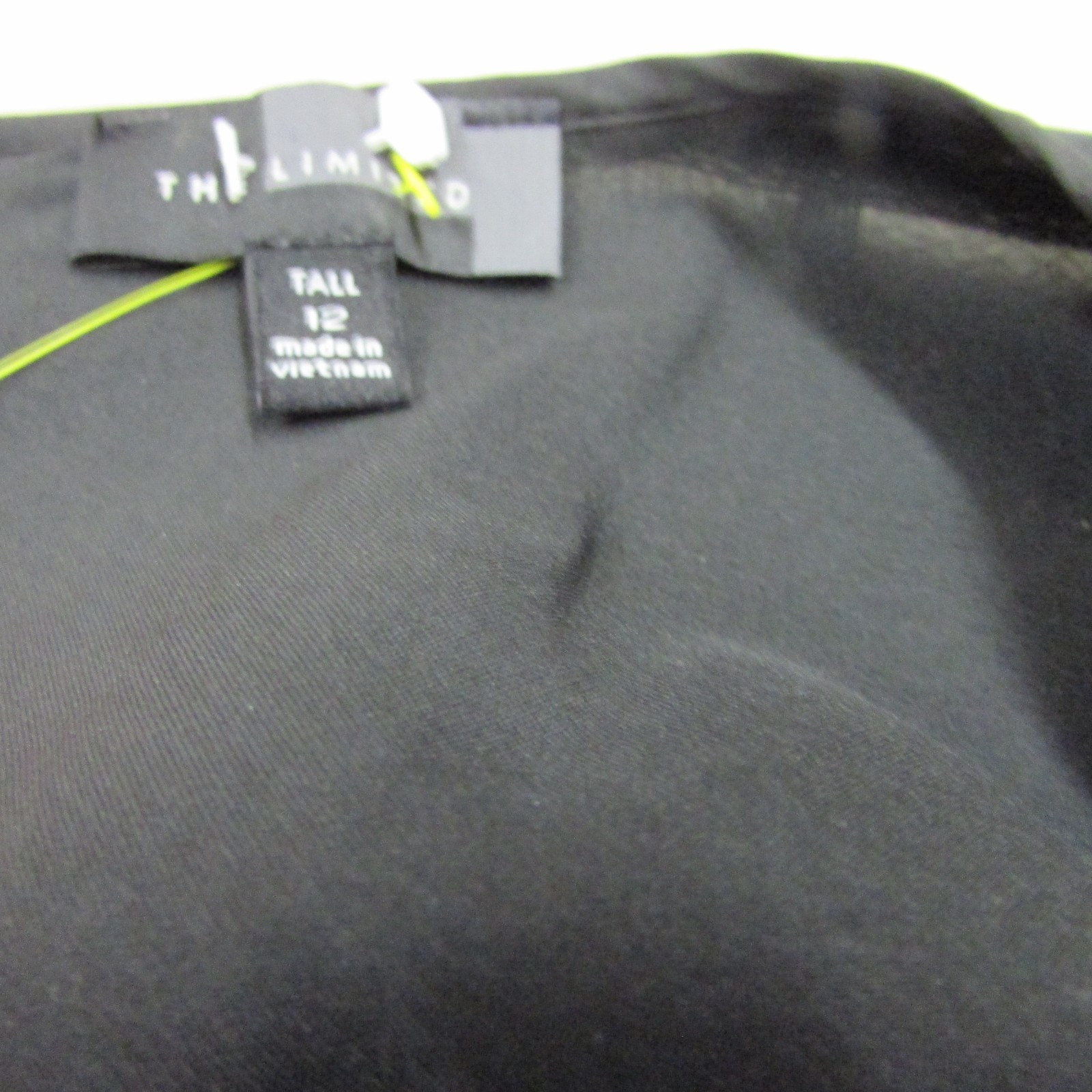 The Limited Vintage Sleeveless Black Dress Size 12 Tall