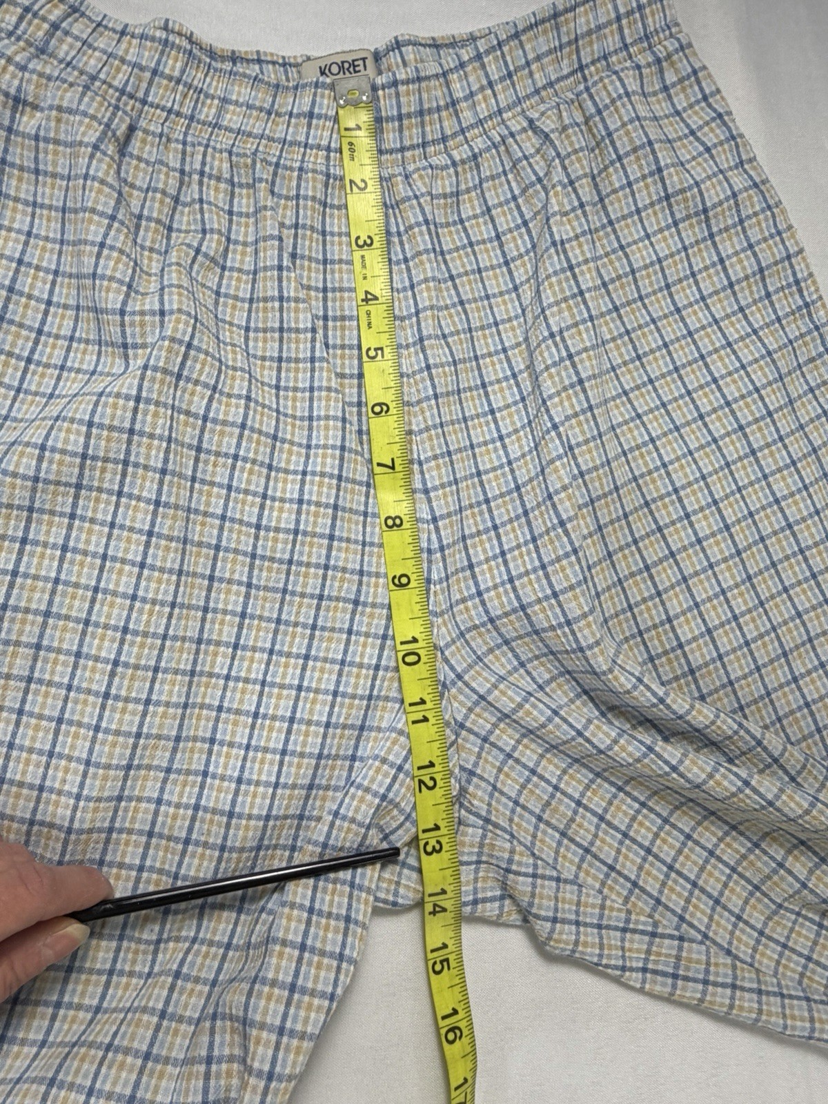 Koret City Blues VINTAGE women’s SZ M Leisure Suit Set Plaid Granny Vibe 2 Piece