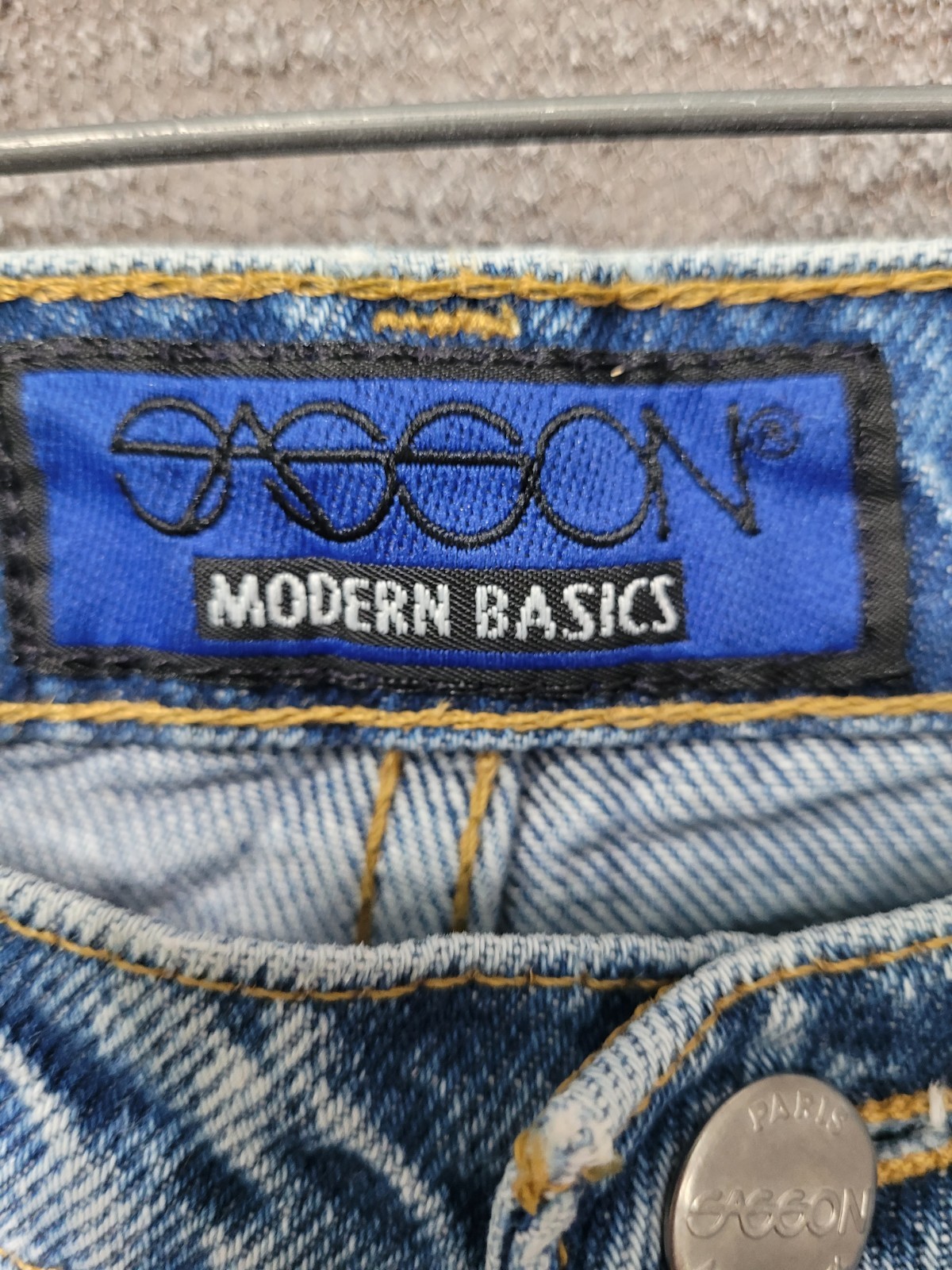 Vintage 80s 90s Streetwear Womens Acid Wash Relaxed Tapered Leg Denim Jeans30x30