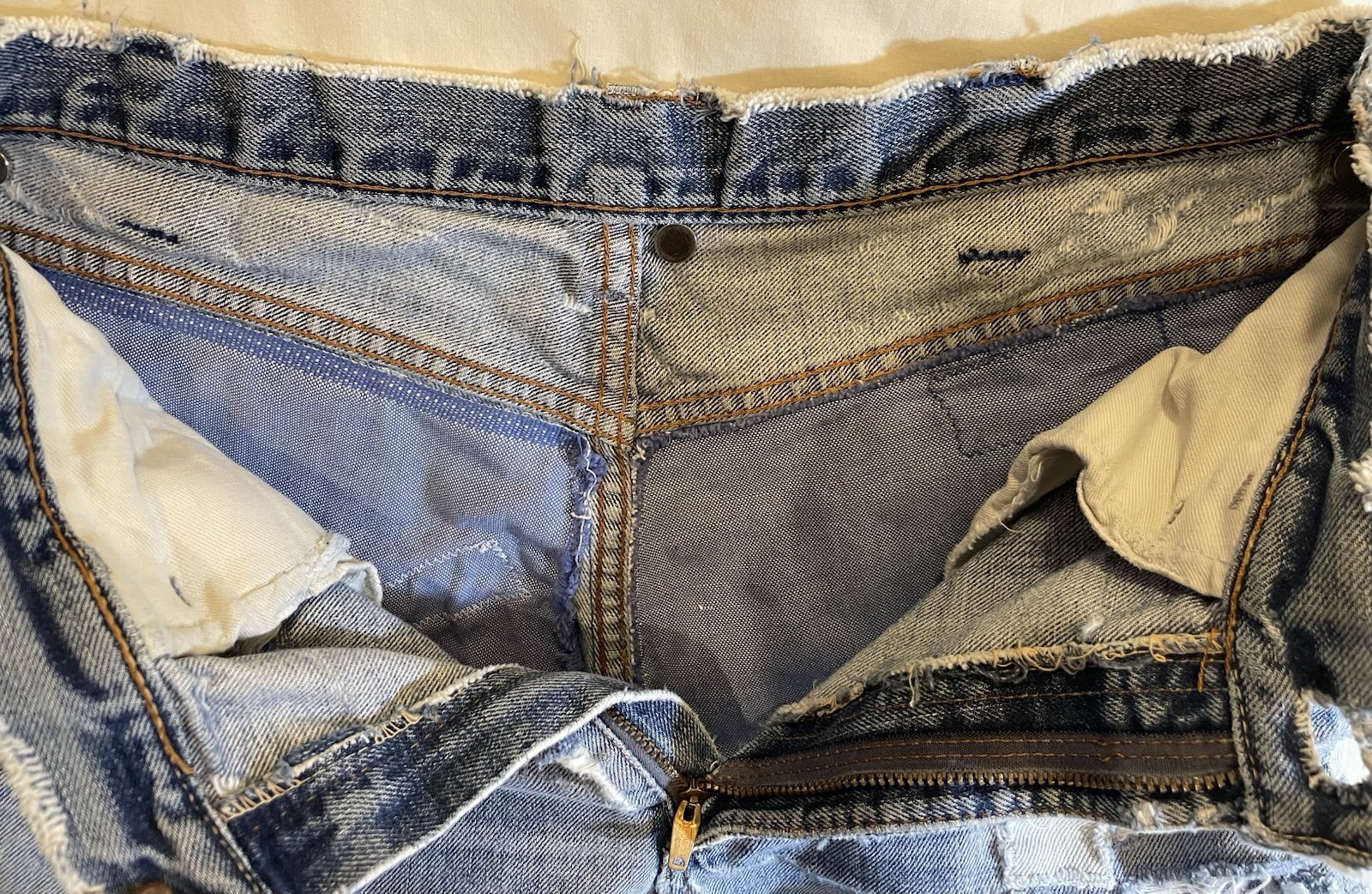 1972 Levi Strauss Denim Cutoffs Shorts 30” Waist Original