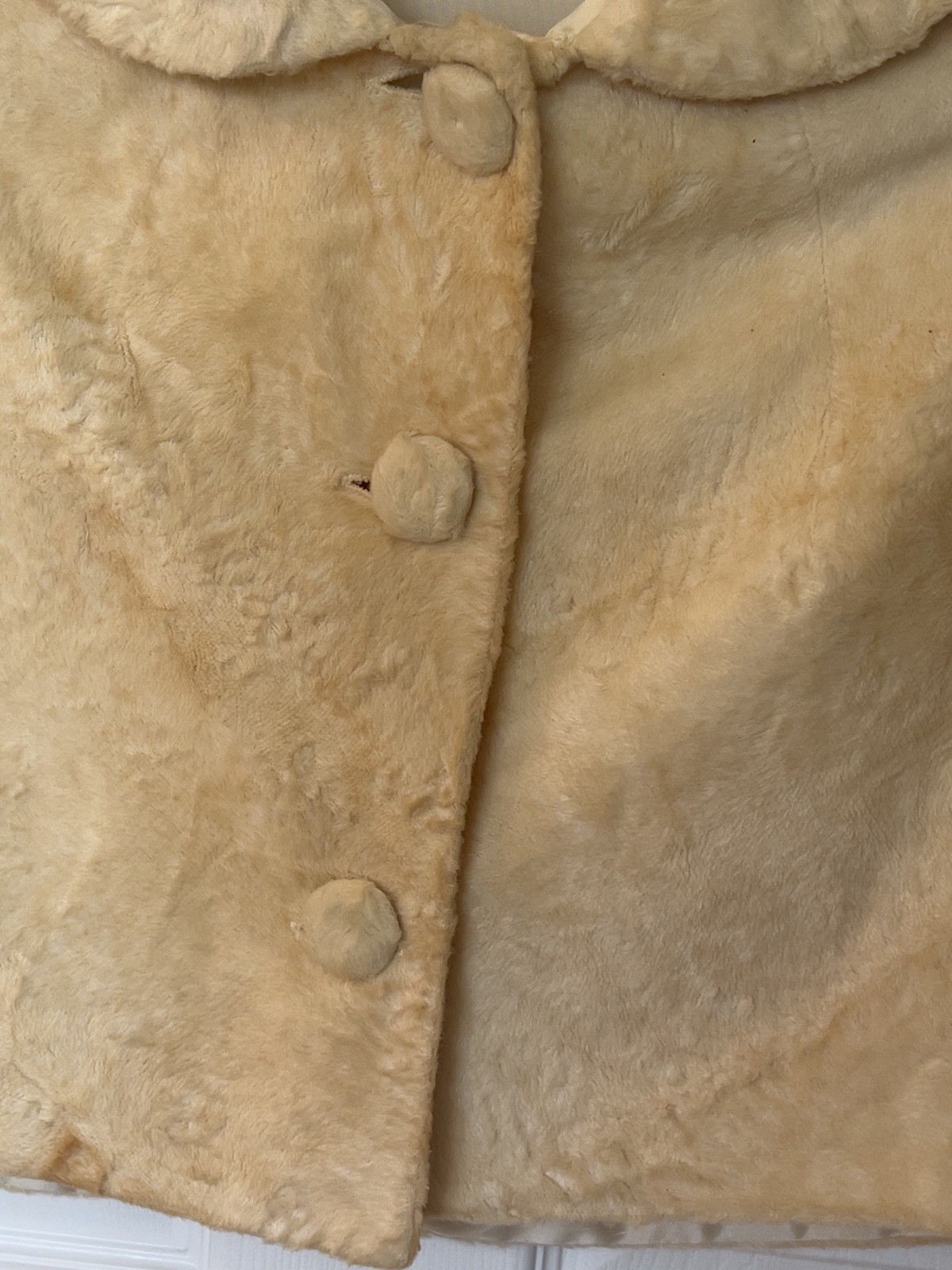 Vtg Mid-Century Fashion by „A Winter Product” Faux Fur Capelet Cape Sz M RARE