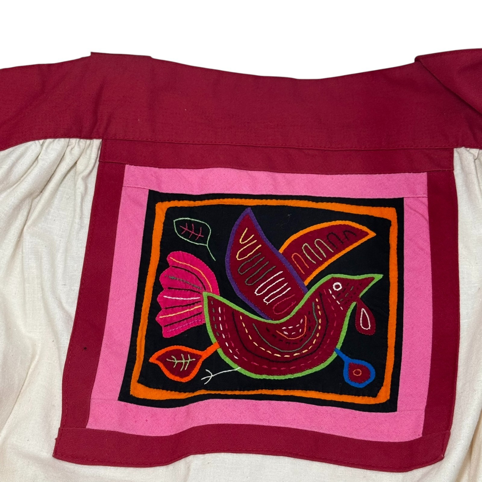 Crossroads Texas Jacket & Dress Set Mola-Style Appliqué Ethnic Art Resort Wear