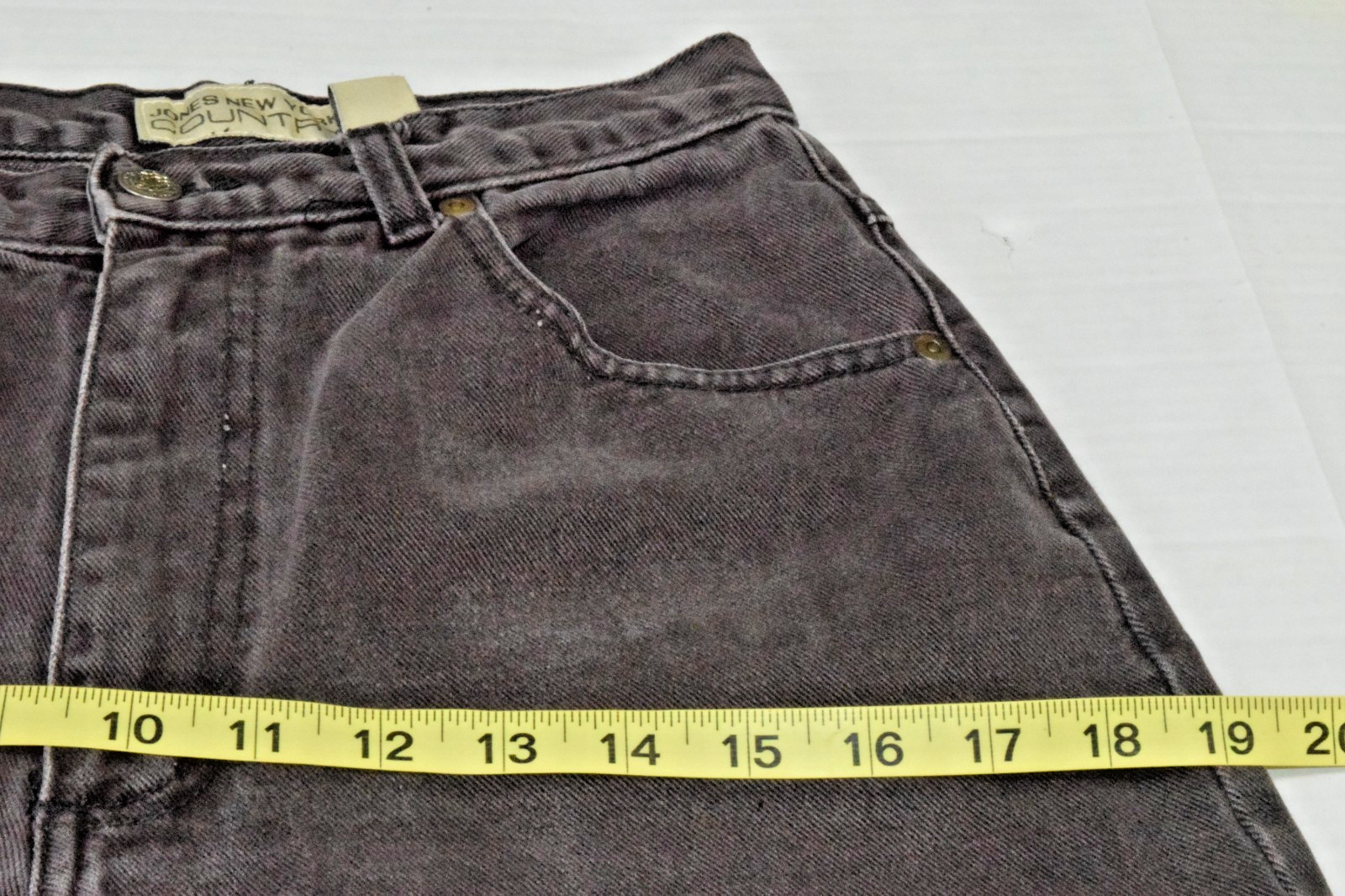 Vintage Jeans Jones New York Country Size 8 80s Cocoa Brown Made USA