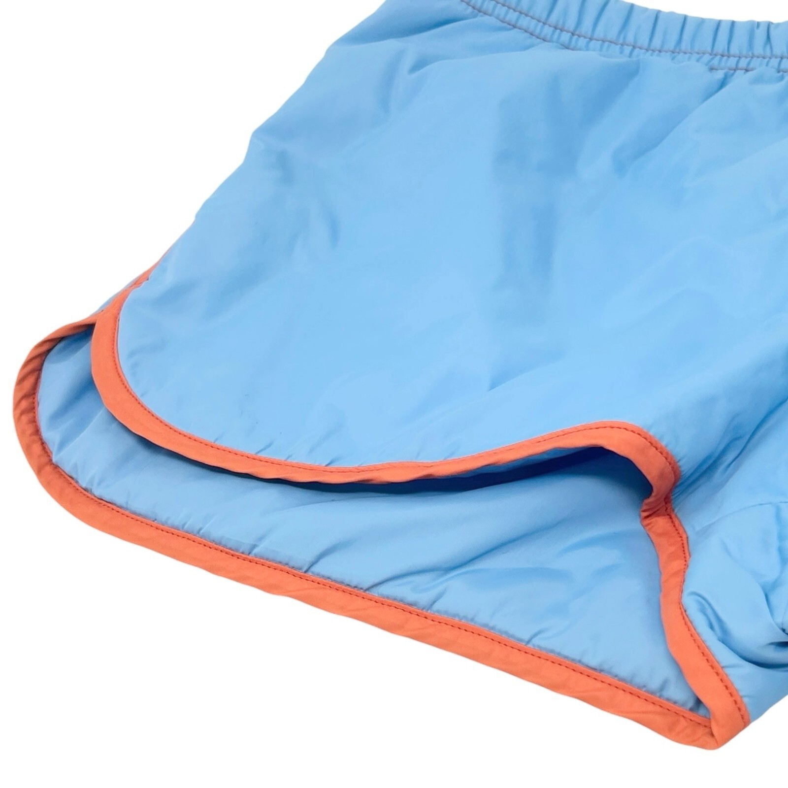 CHANEL Sport Vintage 02S CC Logo Short Pants #36 Shorts Blue Orange Polyamide