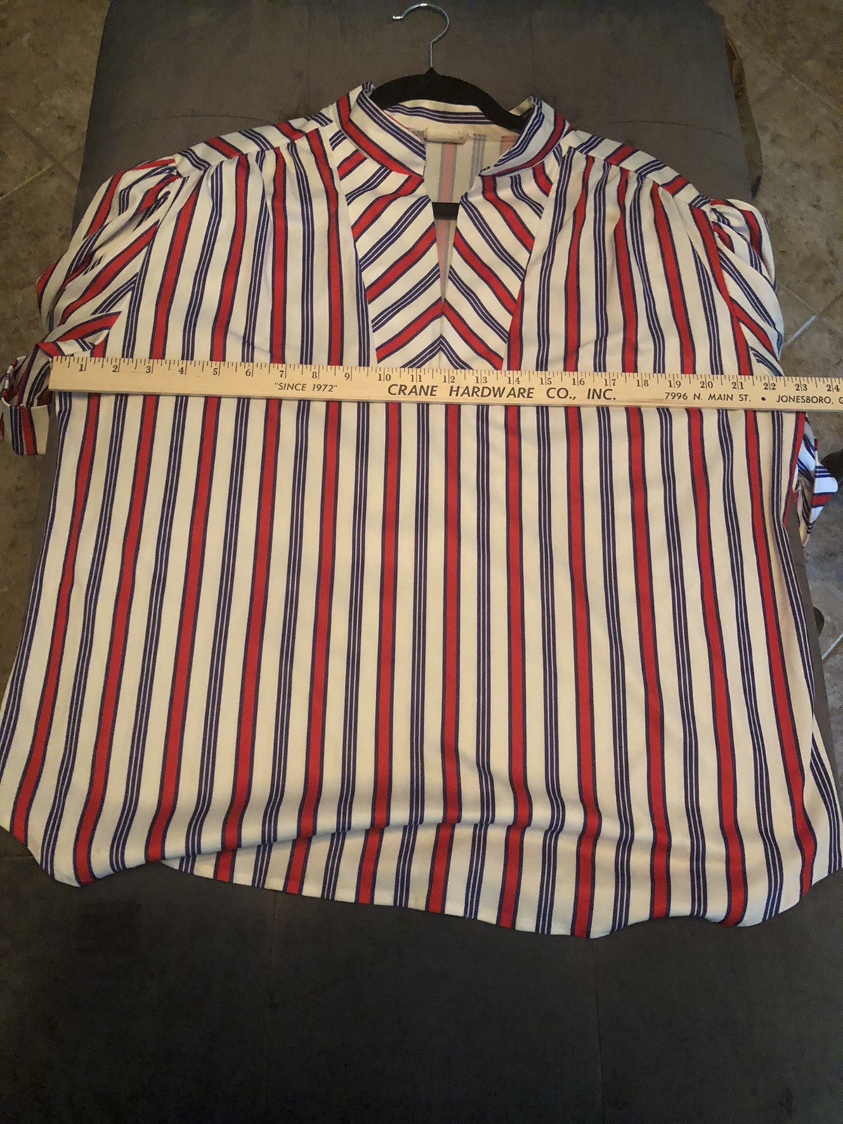Vtg 70’s Red White Blue Summer Holiday Blouse/Tops Bundle Of Five~Assorted Sizes