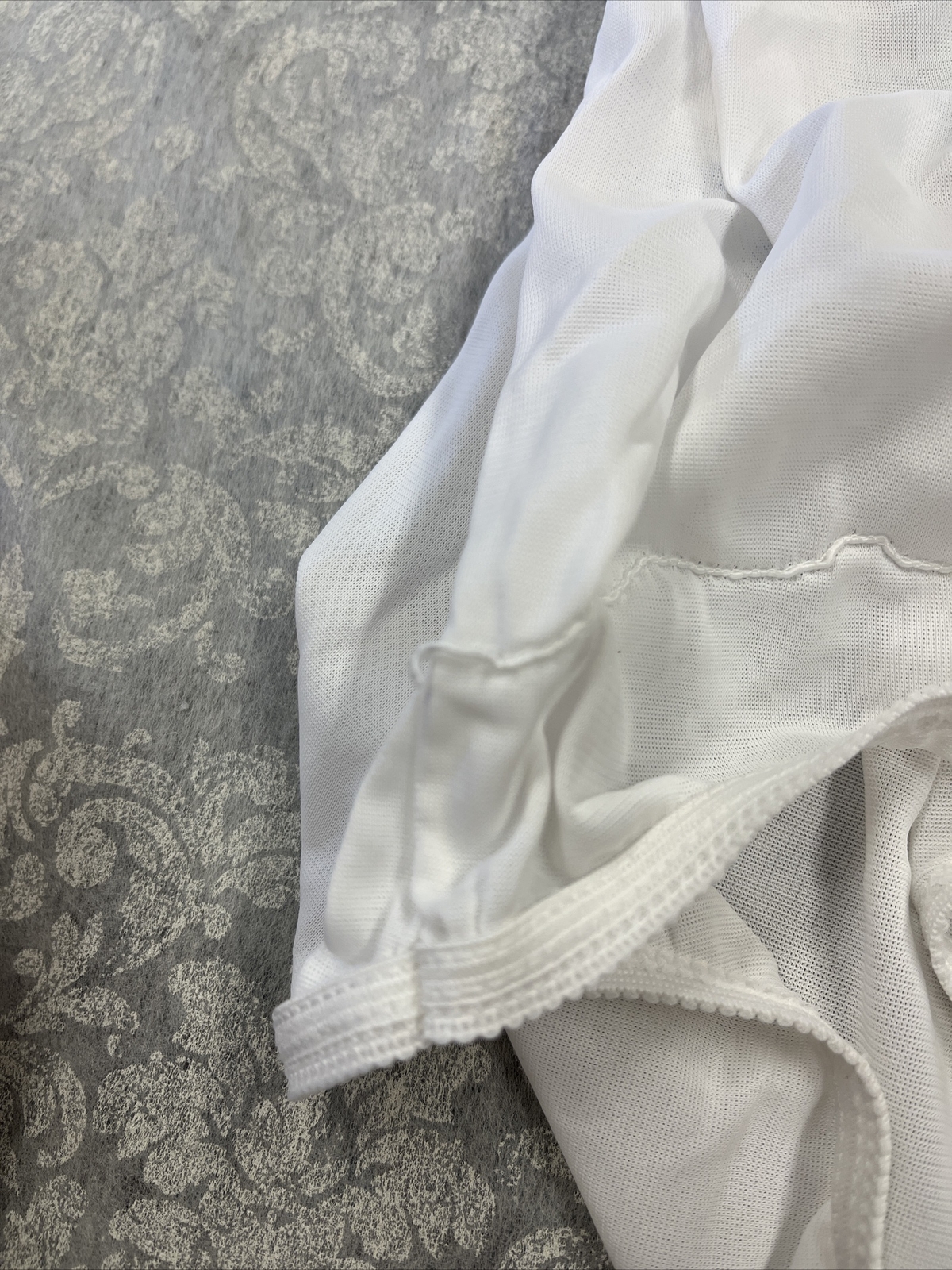 Dixie Belle Vintage Sheer White Nylon Full Panty Panties 819 Size 12 Hips 50 1/2