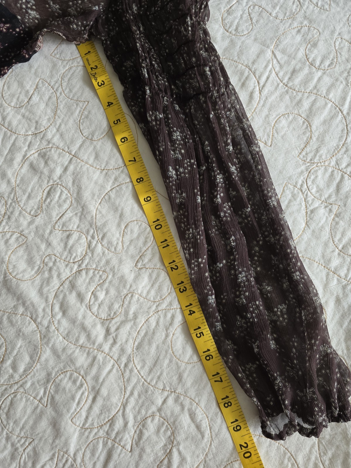 Vintage 90s Y2k Sheer A.B.S Allen Schwartz Dress Womens Small Medium Whimsigoth
