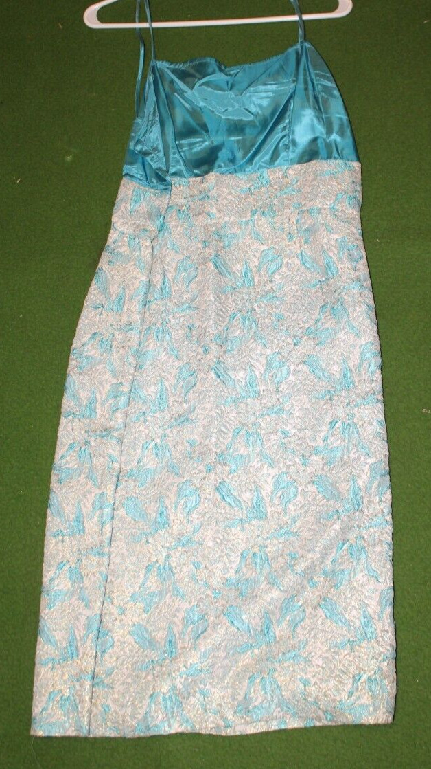 WOW! 1960s Lee Richard Fashion Women’s Dress Gown w/ Jacket Size 16 MUST L@@K