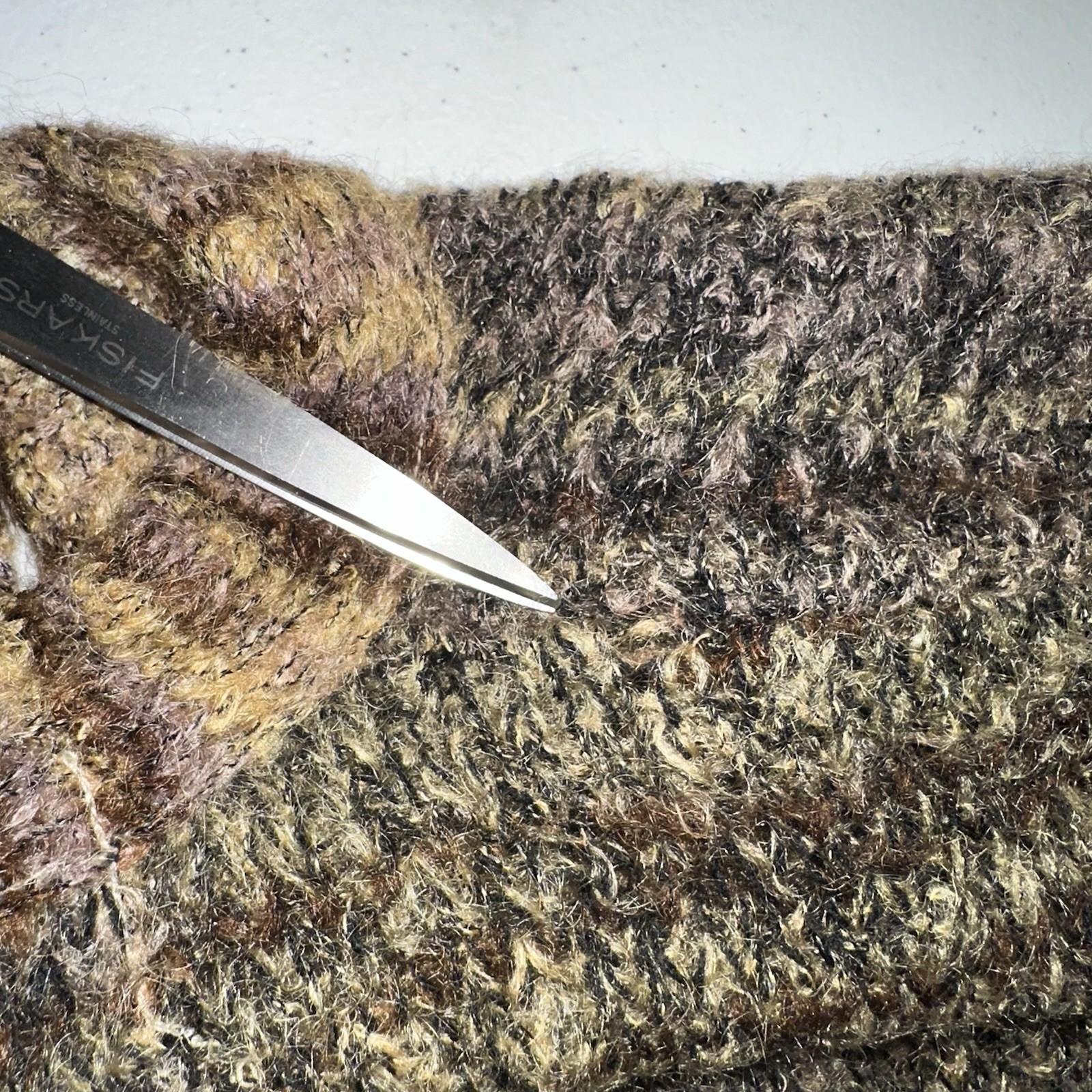 Vintage 1960s Ivyline Boepple Sportswear NYC Mohair Wool 50/50 Cardigan Fits Med