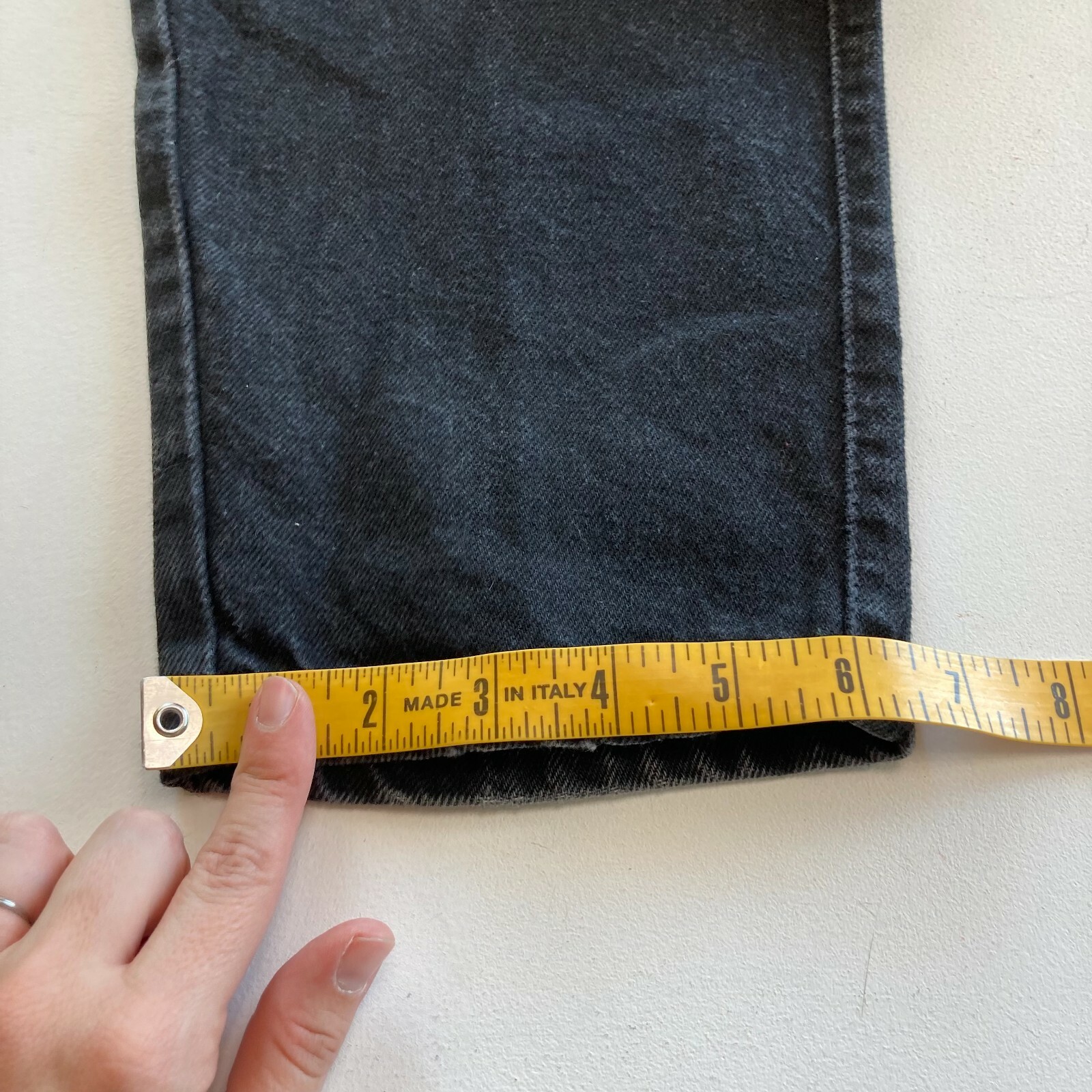 Vintage Mom Jeans Faded Black High Rise Tapered 30×33 Denim Faded Glory Pants