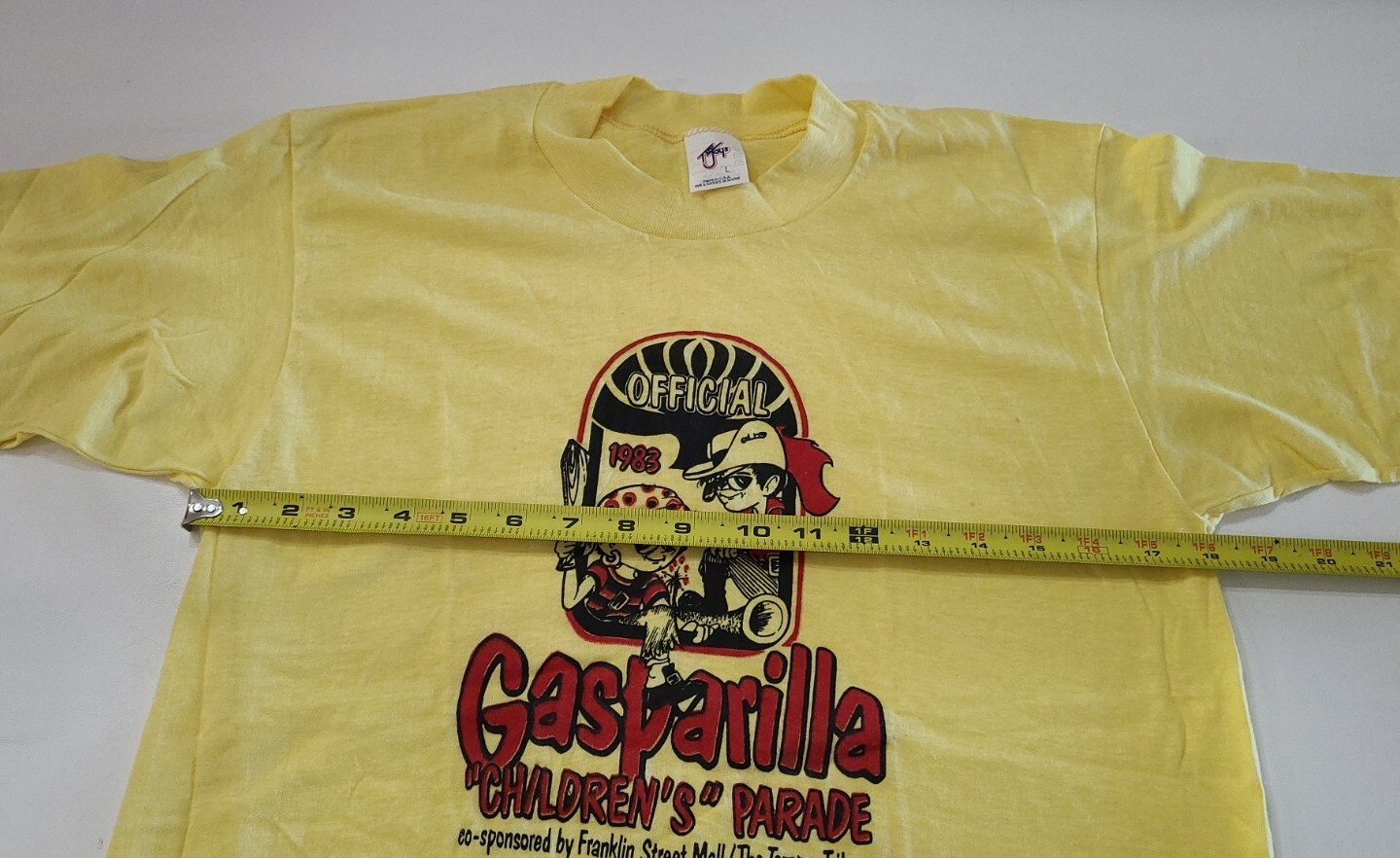 Vintage Gasparilla Children’s Parade Tampa Single Stitch Tee Shirt Large 1983 ⬇B
