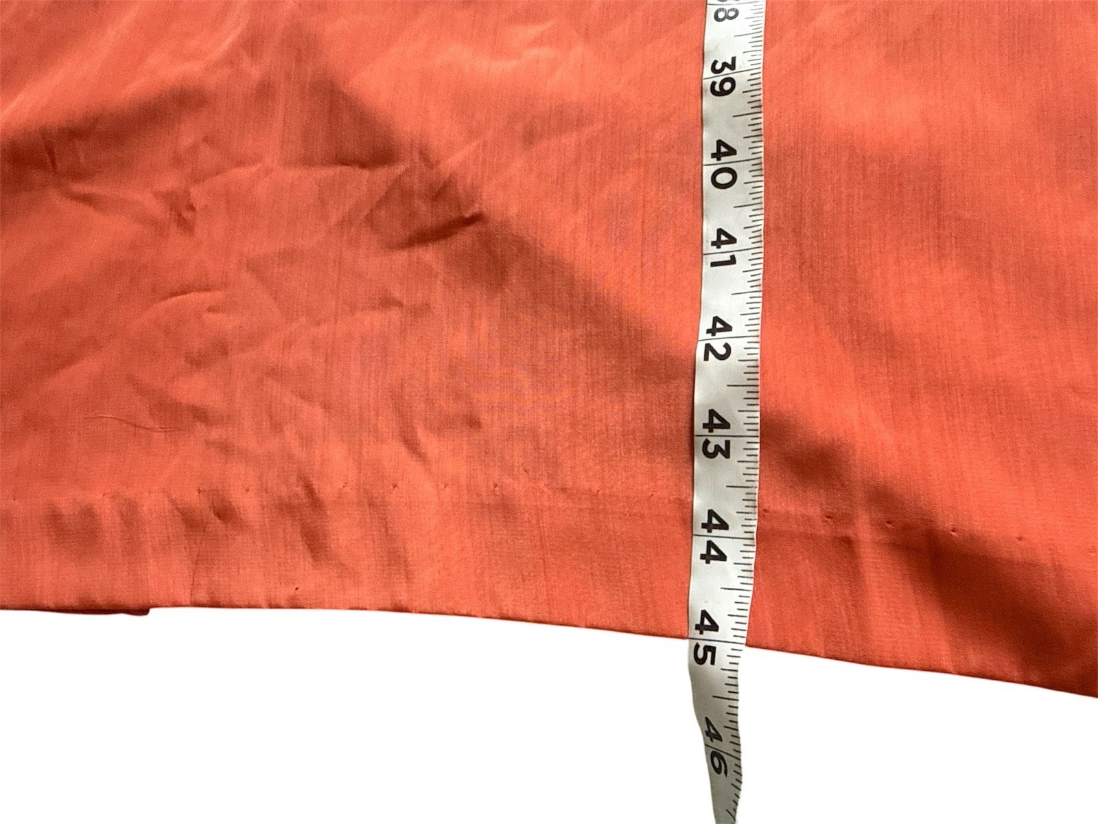 Sue Brett vintage coral orange shift dress mid-century loosely hung straight cut