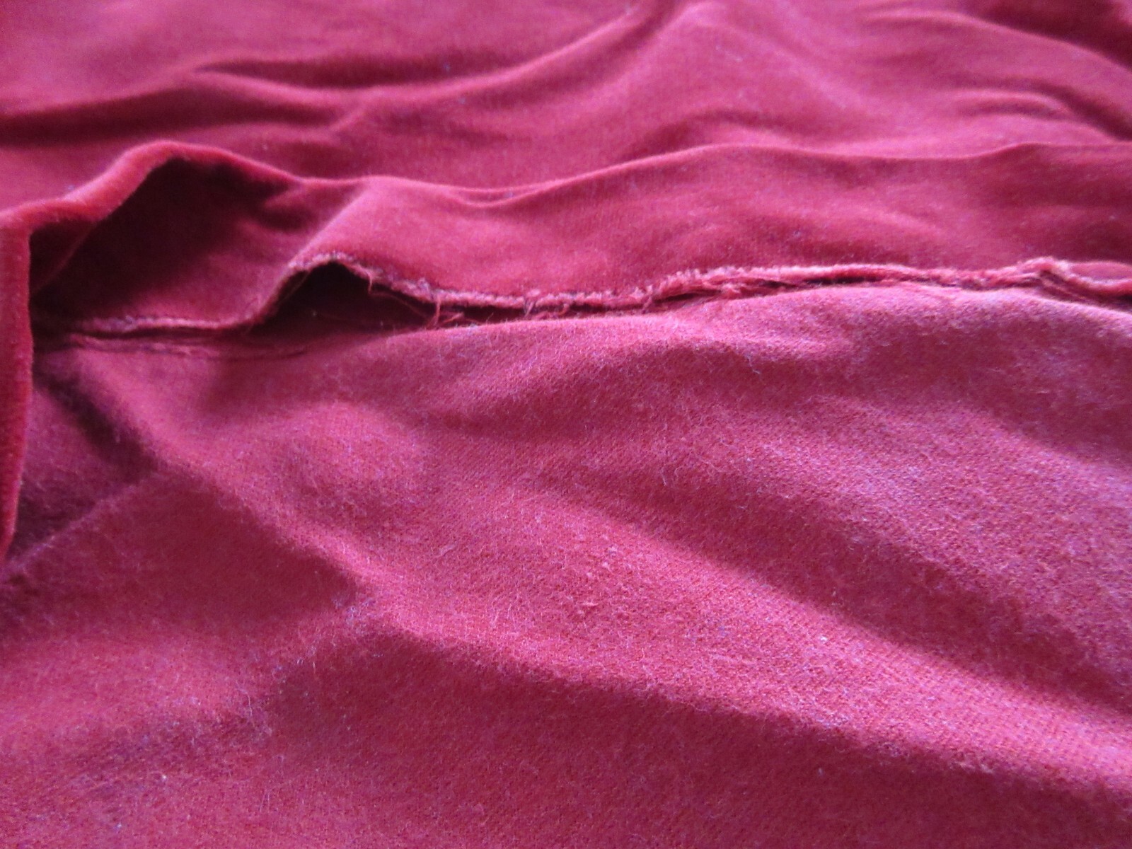 Vintage 90s Y2K Red Velvet Suit Jacket Skirt Long Size 4 / 6 TBL Christmas