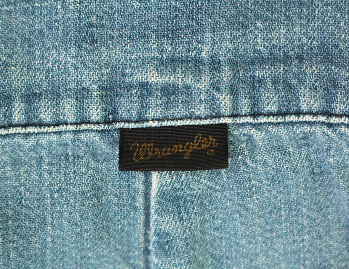 VTG Women’s 70s Wrangler High Waist Band Denim Bell Bottom Jeans XXS / Sz 23″