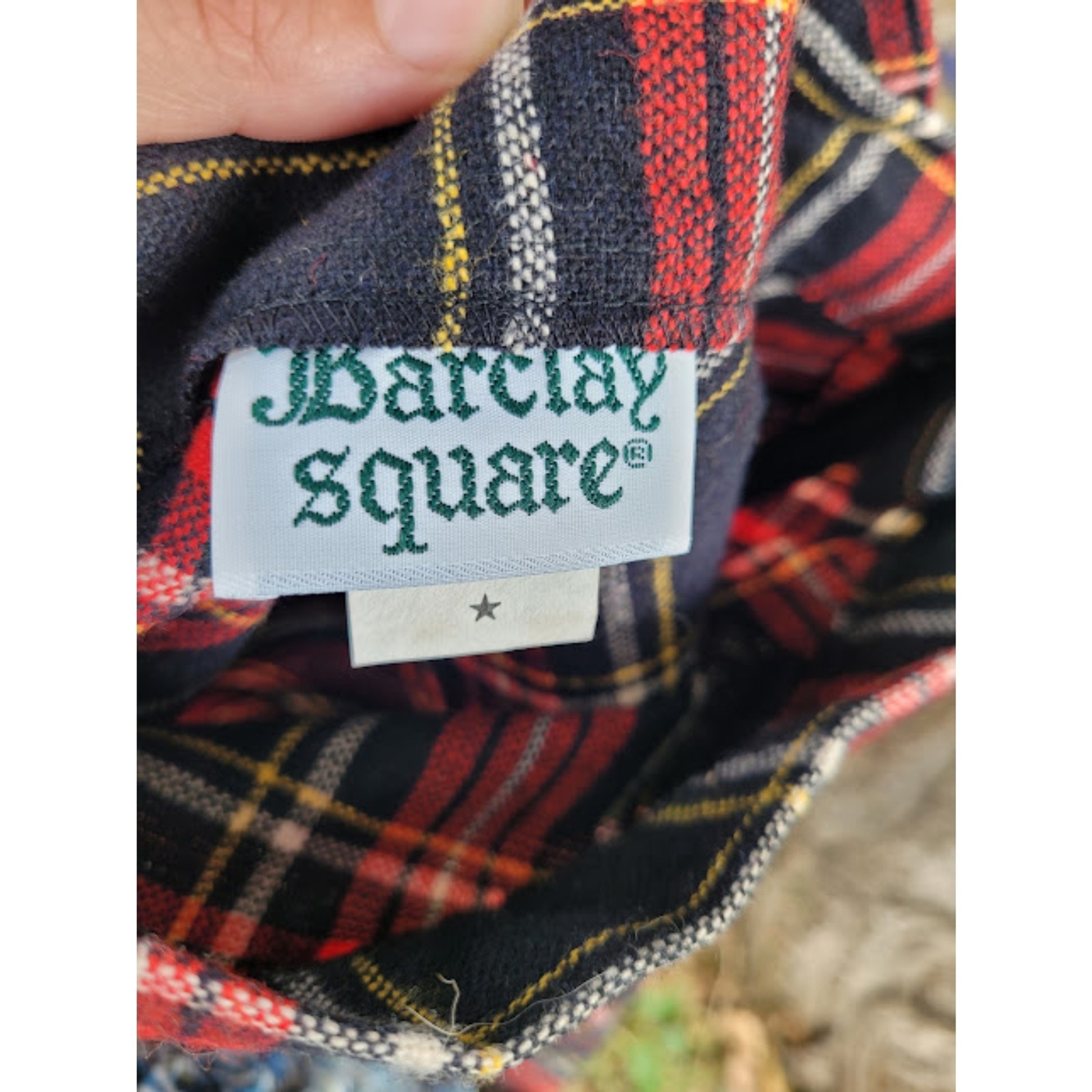Vintage Barclay Square Tartan Plaid Kilt Skirt