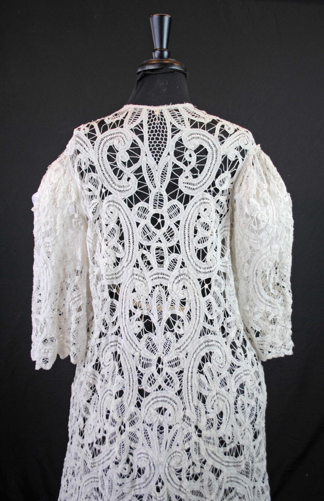 EDWARDIAN BATTENBURG TAPE LACE COAT 1915