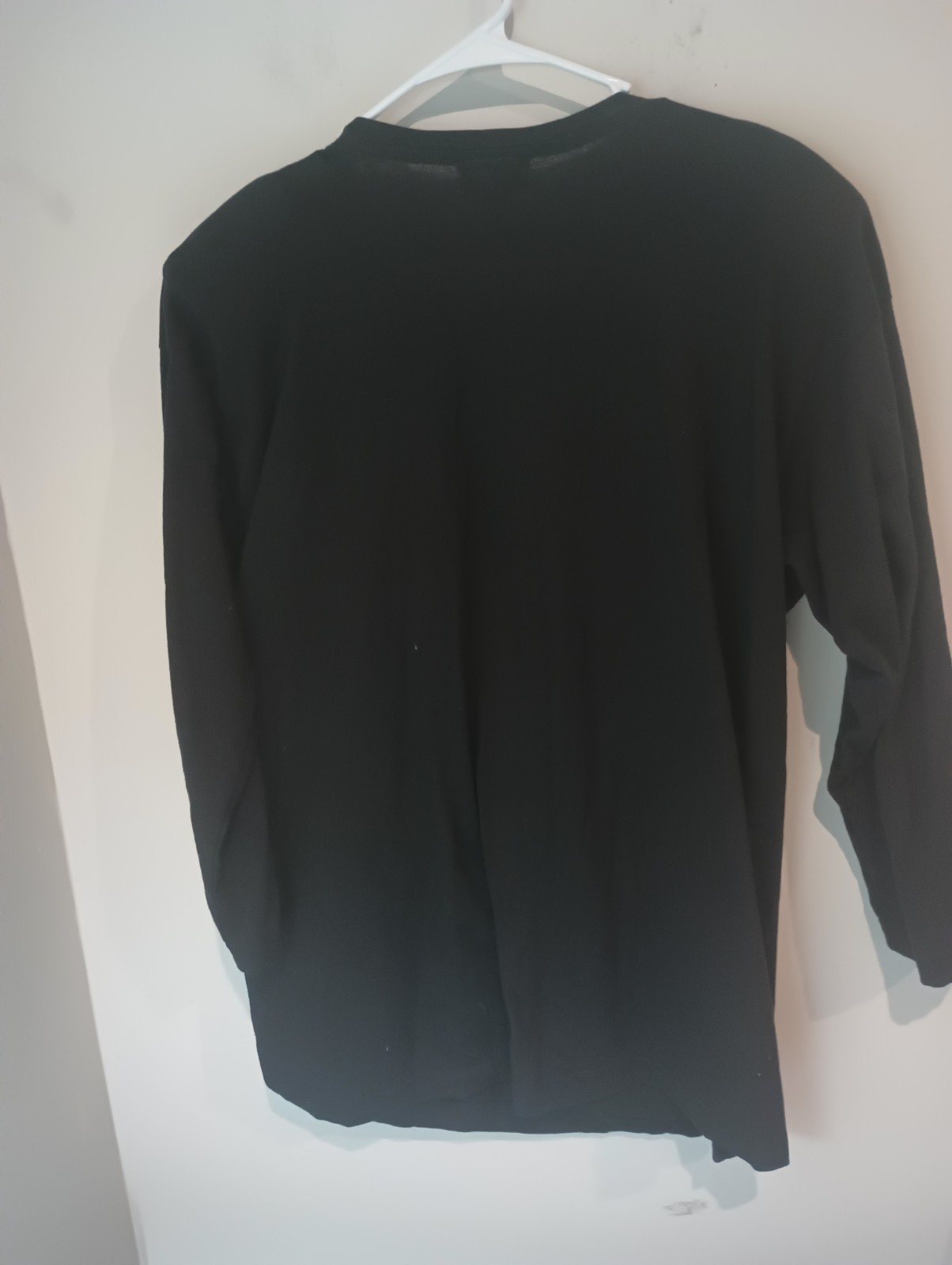 Vintage 90s Gantos Top Shirt Black Gold Swirl Jewel Rhinestone Graphic Cotton M