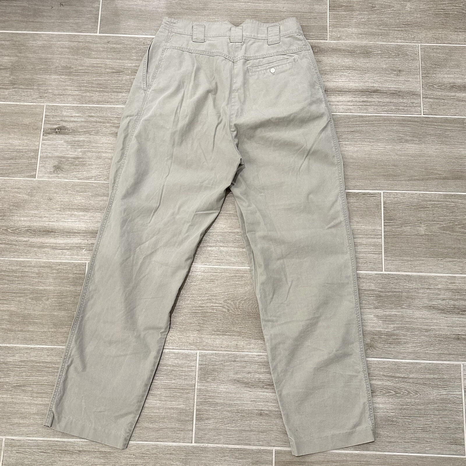 Gloria Vanderbilt For Murjani Women sz 14 Vintage High Waisted pants taupe