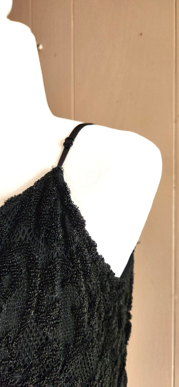 Vin: 80s Casadei Black Brocade Chiffon Rhinestone Evening Dress Beautiful Sz 18