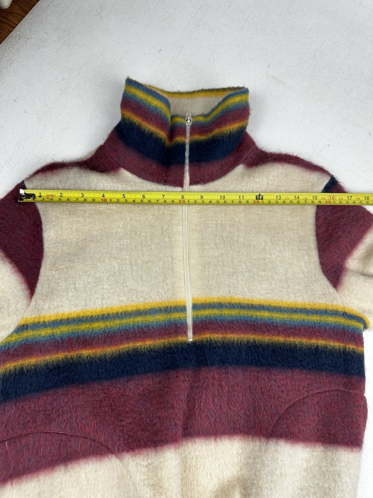 Vintage 70s Retro Half Zip Sweater Pullover