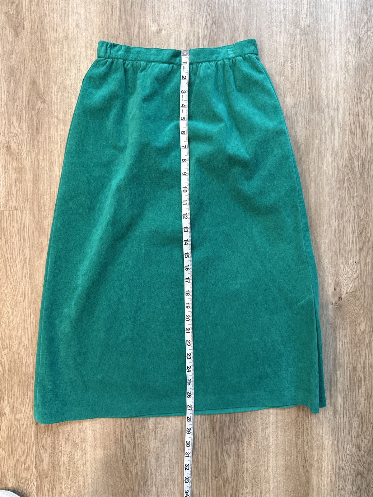 Vintage Roth LeCover Ultrasuede Skirt Suit Green Petite 6 Union Made USA