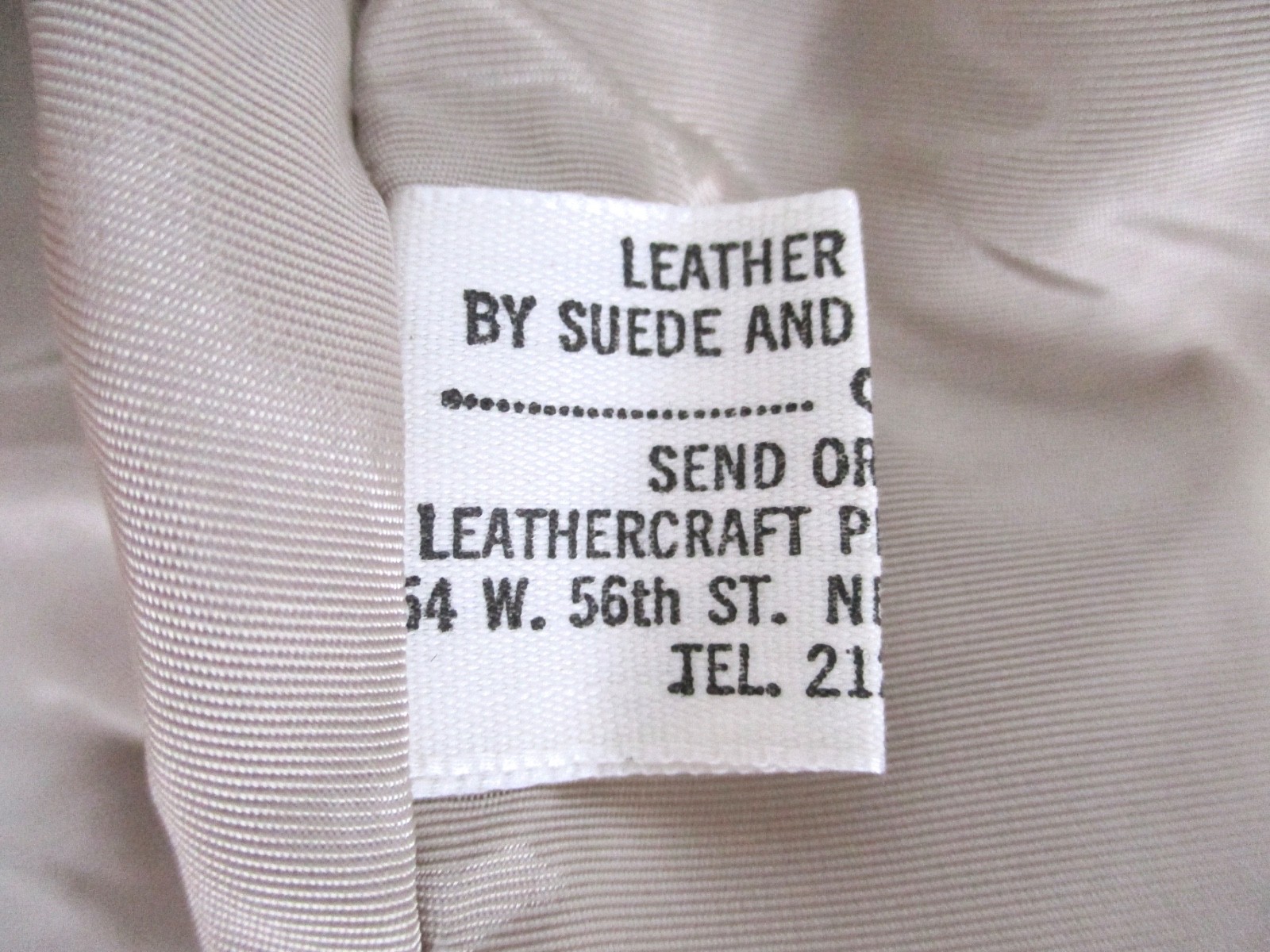 Vtg 60s gray leather trench coat brown lattice trim square buttons pockets 10