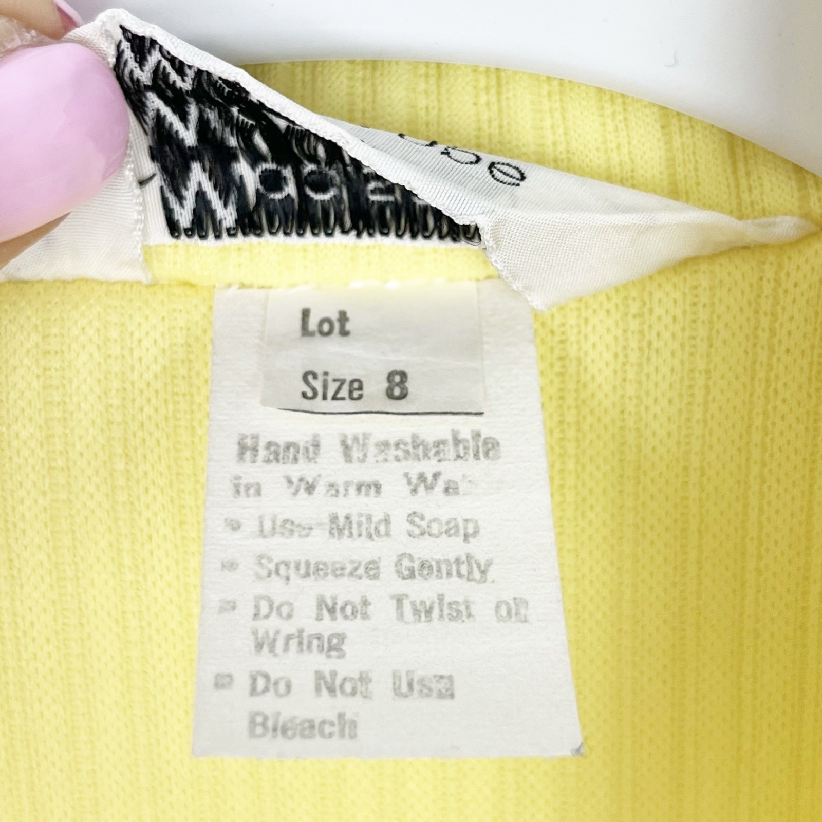 Madison Wardrobe Maker Vintage Yellow Ribbed Pantsuit 70s Chic Retro Set