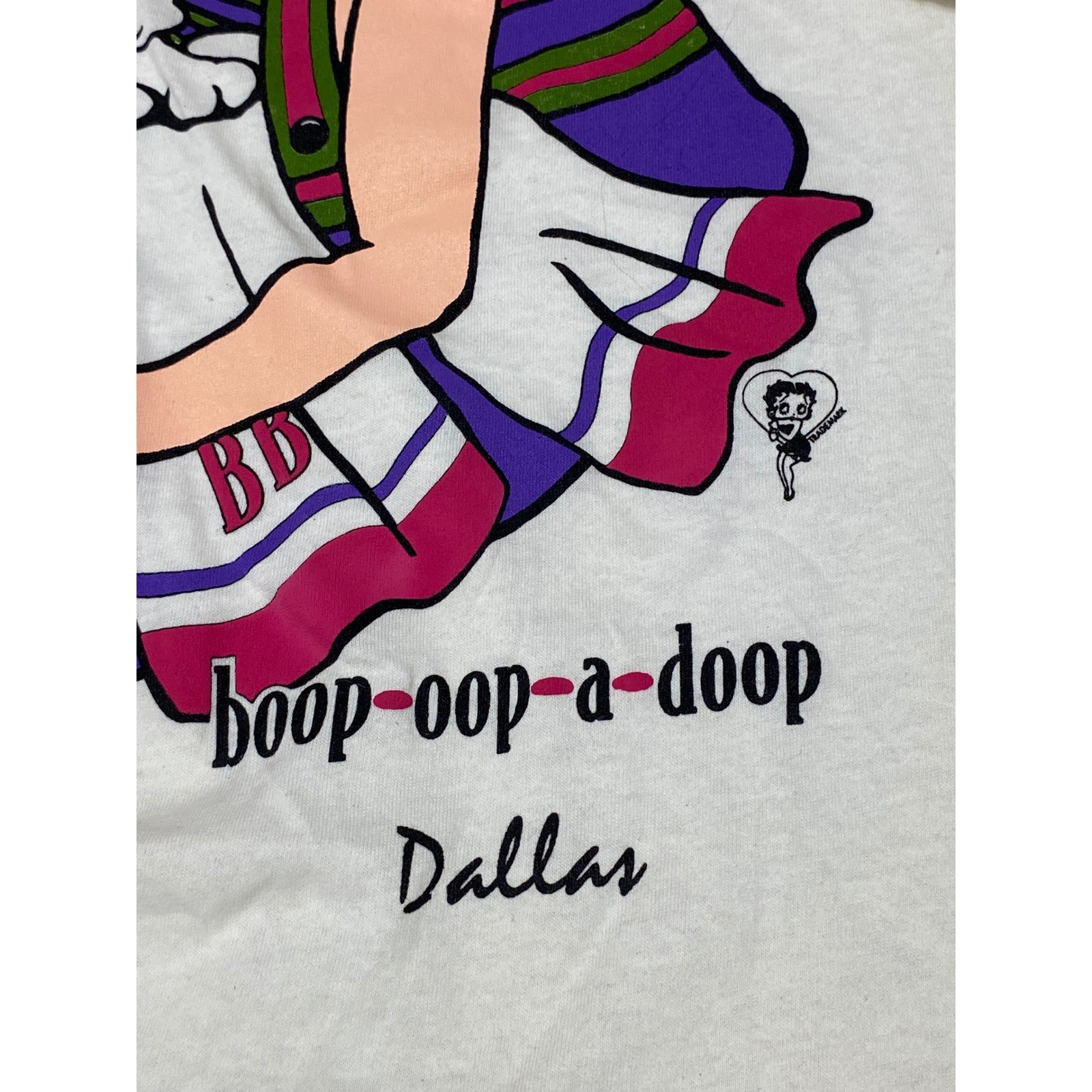 NWT Vintage 1994 Betty Boop Beauty Tips Nightshirt Dallas Single Stitch One Size
